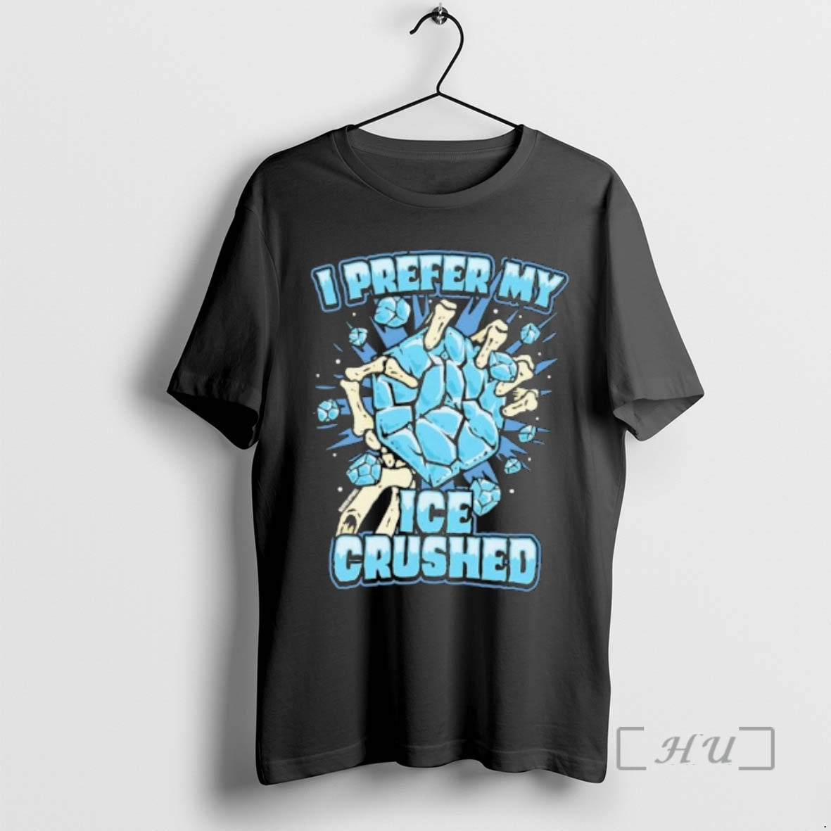 Officials I Prefer My Ice Crushed Skeleton Hand Holding Ice Graphic Premium T Shirts Sweater Hoodie, Sweatshirt