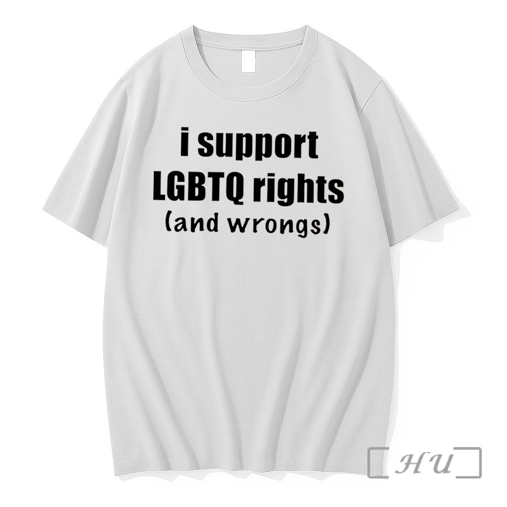 Officials I Support Lgbtq Rights And Wrongs Tee