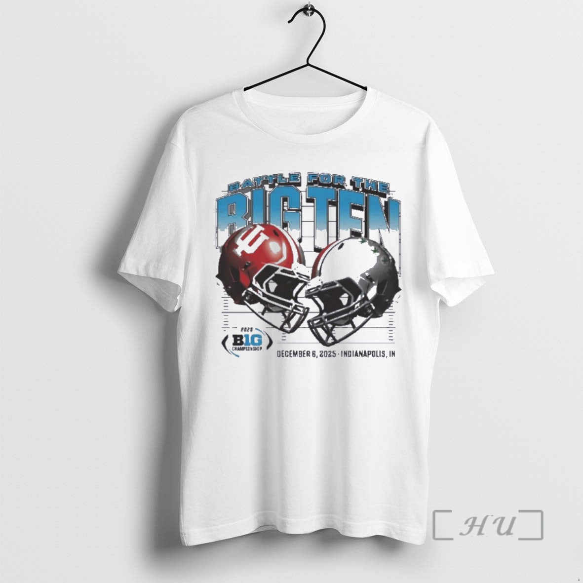 Officials Iu Vs Osu Battle For The Big Ten 2025 T-Shirts, Hoodie, Sweatshirt | PrintMintTees.com
