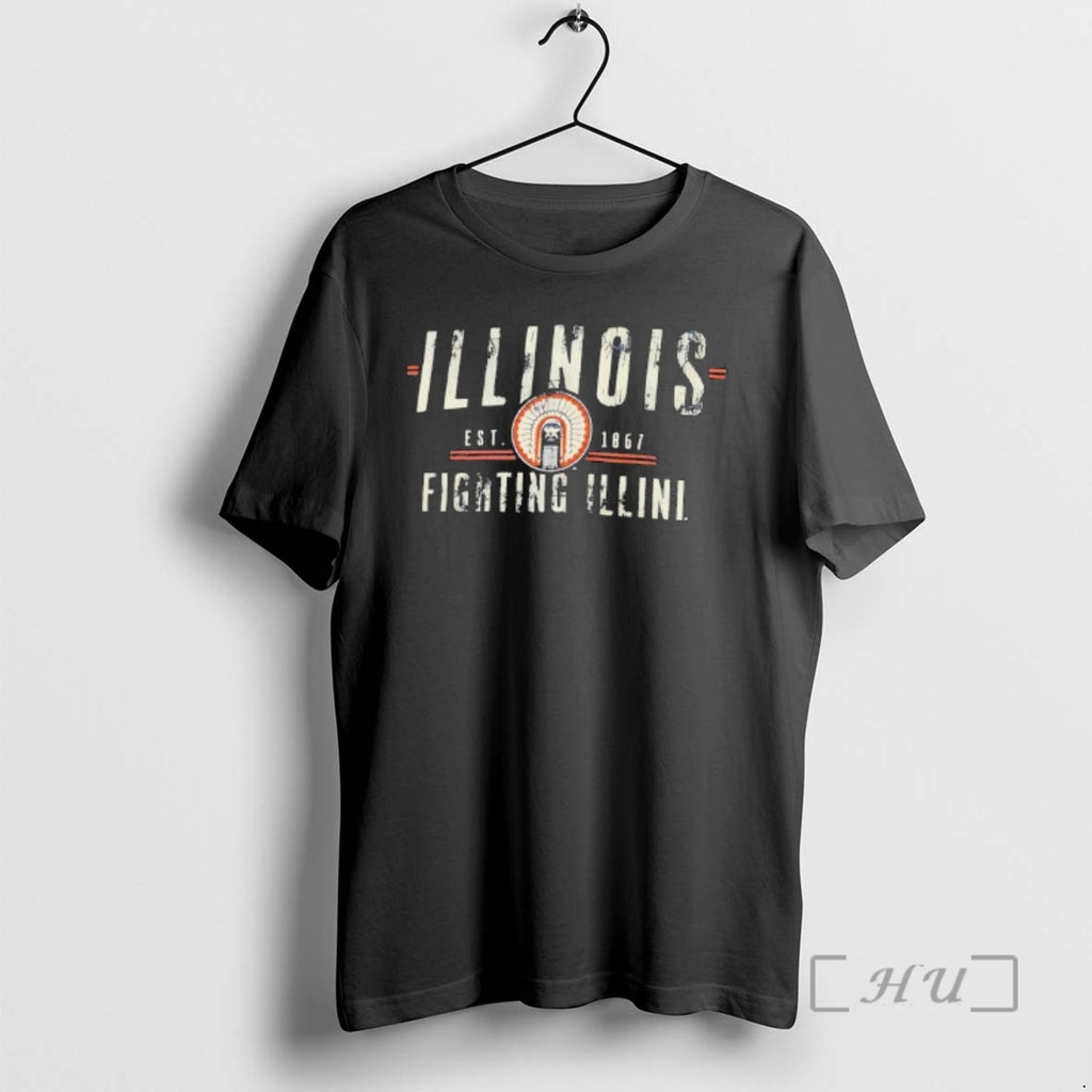 Officials Illinois Fighting Illni Est 1861 Logo T-Shirts, Hoodie, Sweatshirt | PrintMintTees.com