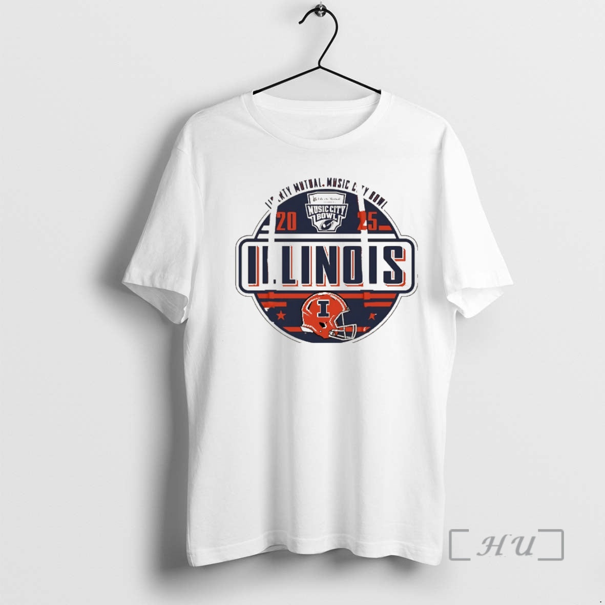 Officials Illinois Football 2025 Music City Bowl Logo Christmas T-Shirts, Hoodie, Sweatshirt | PrintMintTees.com