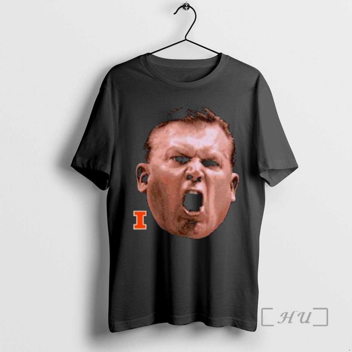 Officials Illinois Coach Brad Underwood Big Head Ornaments T-Shirts, Hoodie, Sweatshirt | PrintMintTees.com