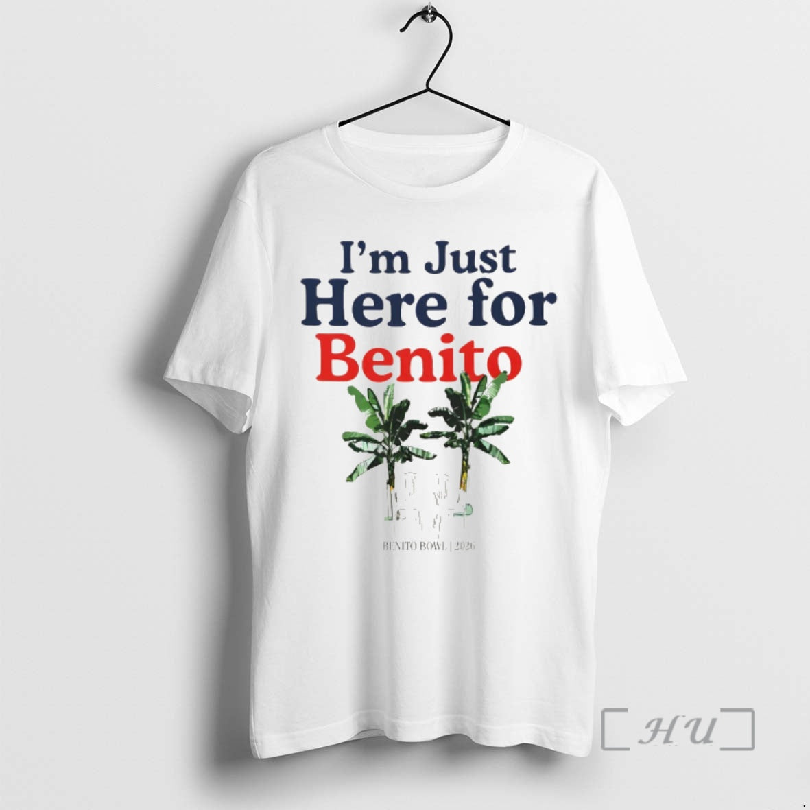 Officials Im Just Here For The Benito Bowl Half Time Bad Bunny 2026 Premium T-Shirts, Hoodie, Sweatshirt | PrintMintTees.com