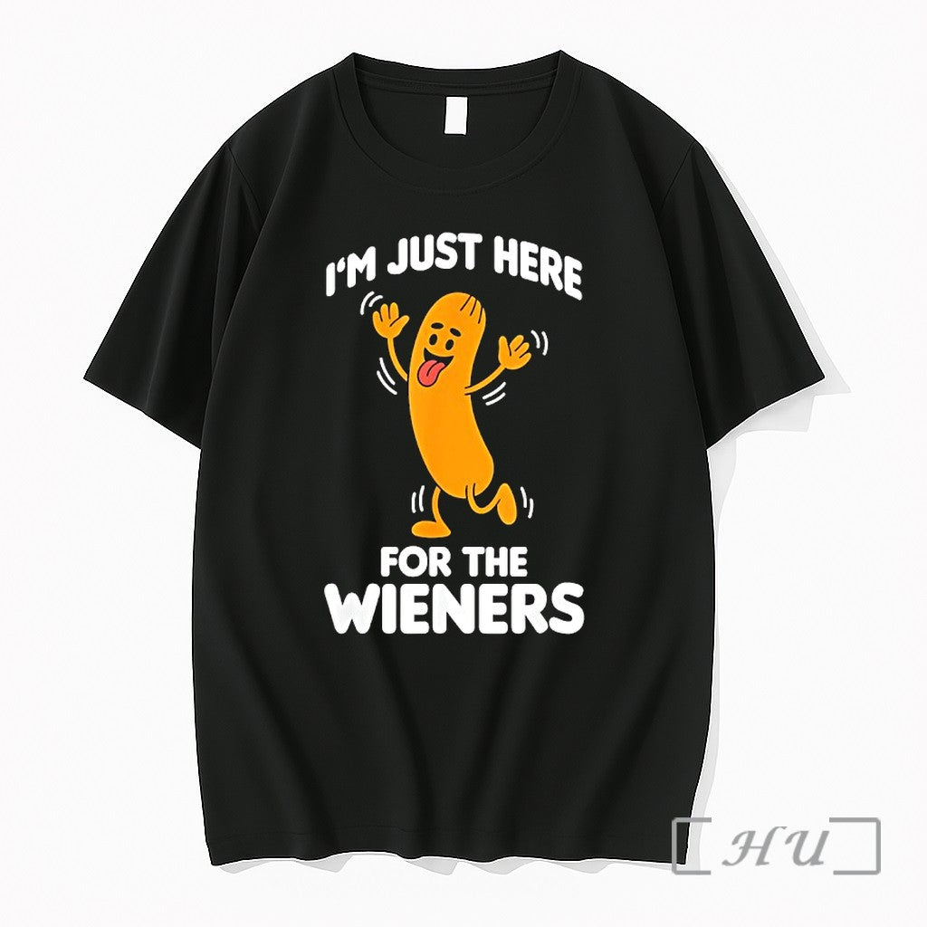 Officials Im Just Here For The Wieners Premium T Shirts Sweater Hoodie Jpg