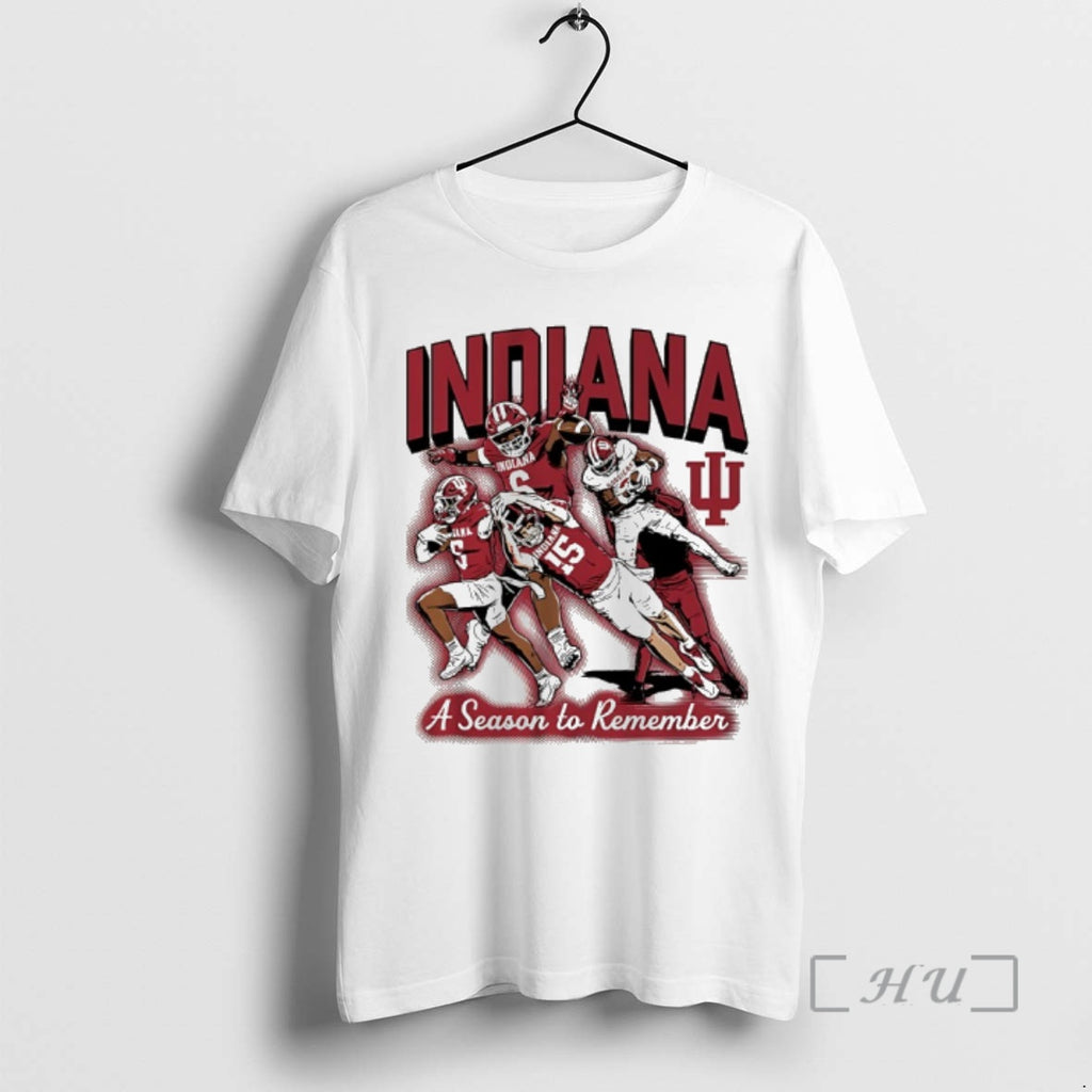 Officials Indiana A Season To Remember Hoosiers Football Player Graphic T-Shirts, Hoodie, Sweatshirt | PrintMintTees.com