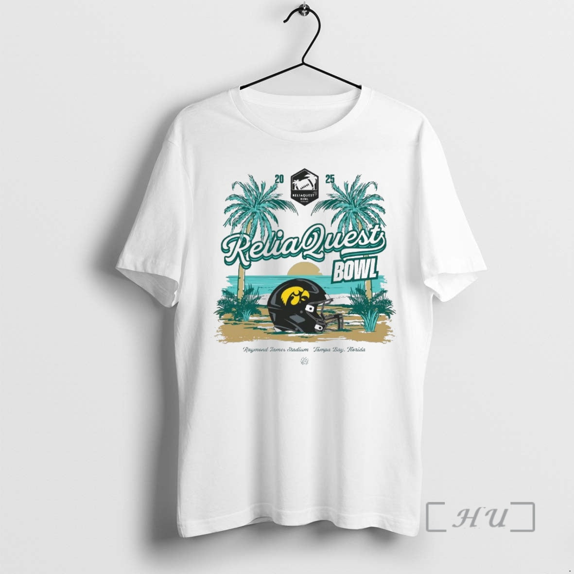 Officials Iowa Hawkeyes 2025 Reliaquest Bowl Helmet Beach Christmas T-Shirts, Hoodie, Sweatshirt | PrintMintTees.com