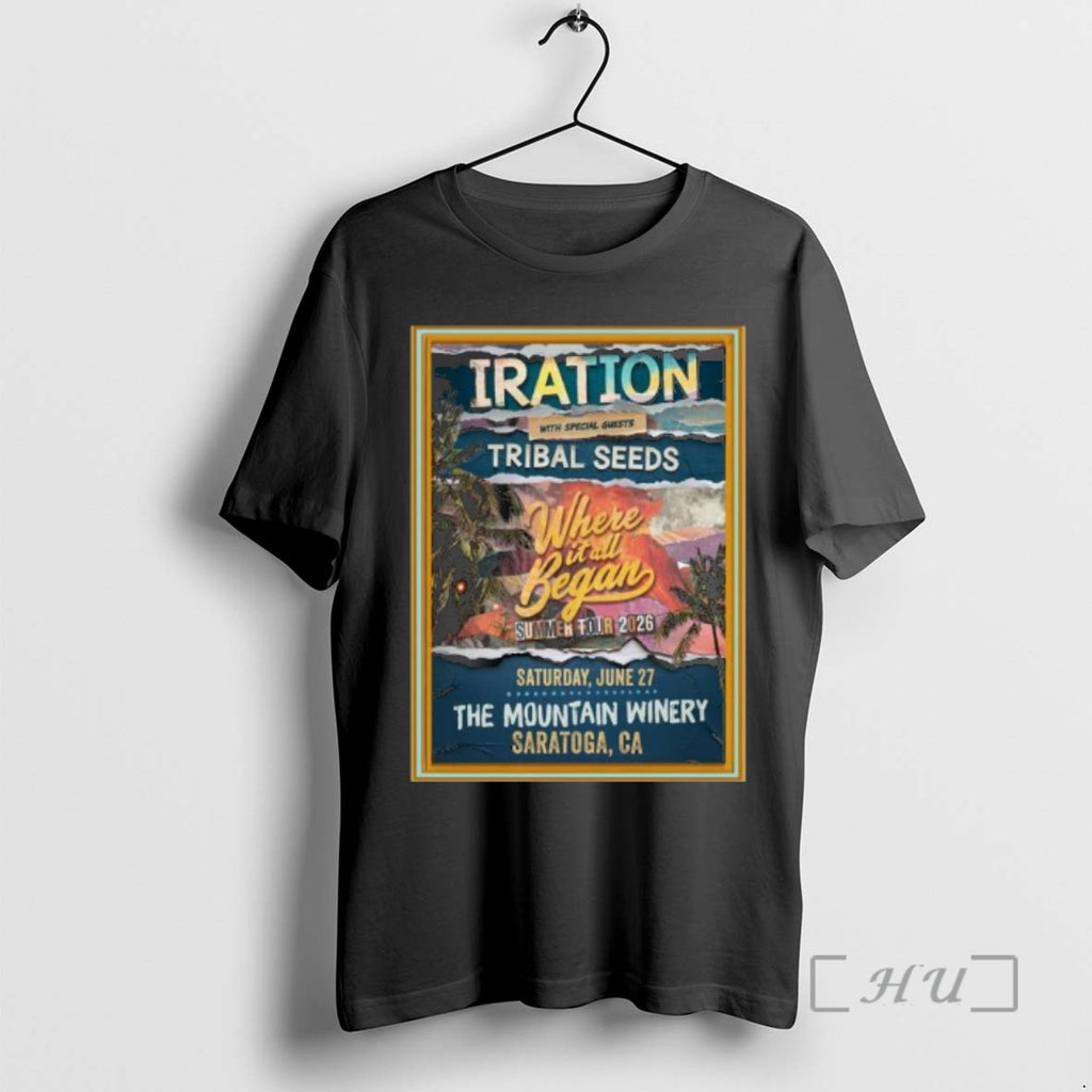 Officials Iration Saratoga Ca June 27 2026 Concert T-Shirts, Hoodie, Sweatshirt | PrintMintTees.com