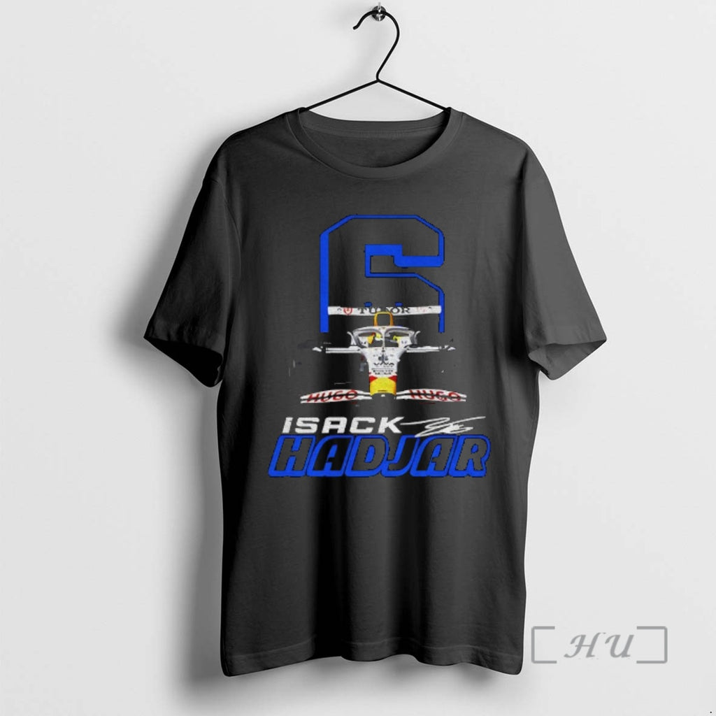 Officials Isack Hadjar Formula One Redbull Racing Signature T-Shirts, Hoodie, Sweatshirt | PrintMintTees.com