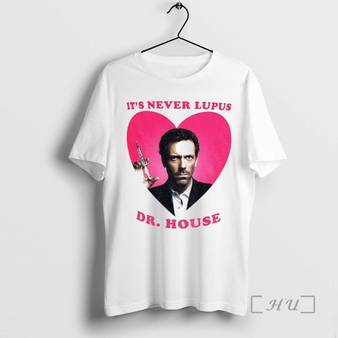 Officials Its Never Lupus Dr House Pink Heart T-Shirts, Hoodie, Sweatshirt | PrintMintTees.com