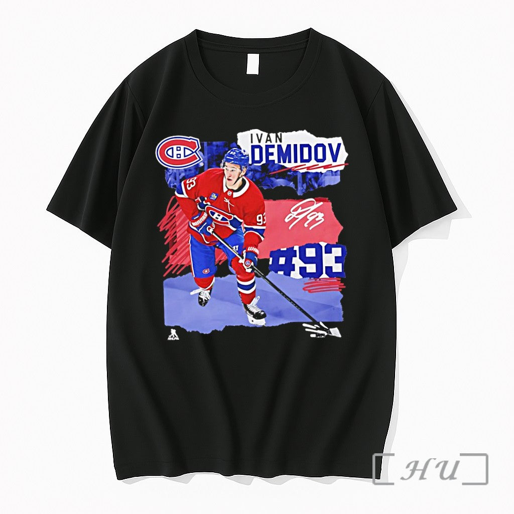Officials Ivan Demidov Montreal Canadiens Hockey Ice Signature