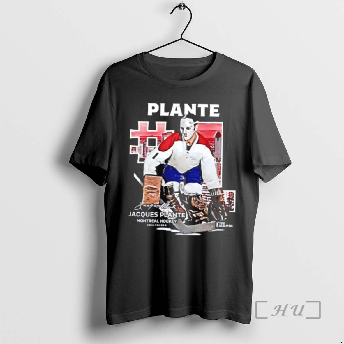 Officials Jacques Plante Montreal Throwback Signature Hockey Player T-Shirts, Hoodie, Sweatshirt | PrintMintTees.com