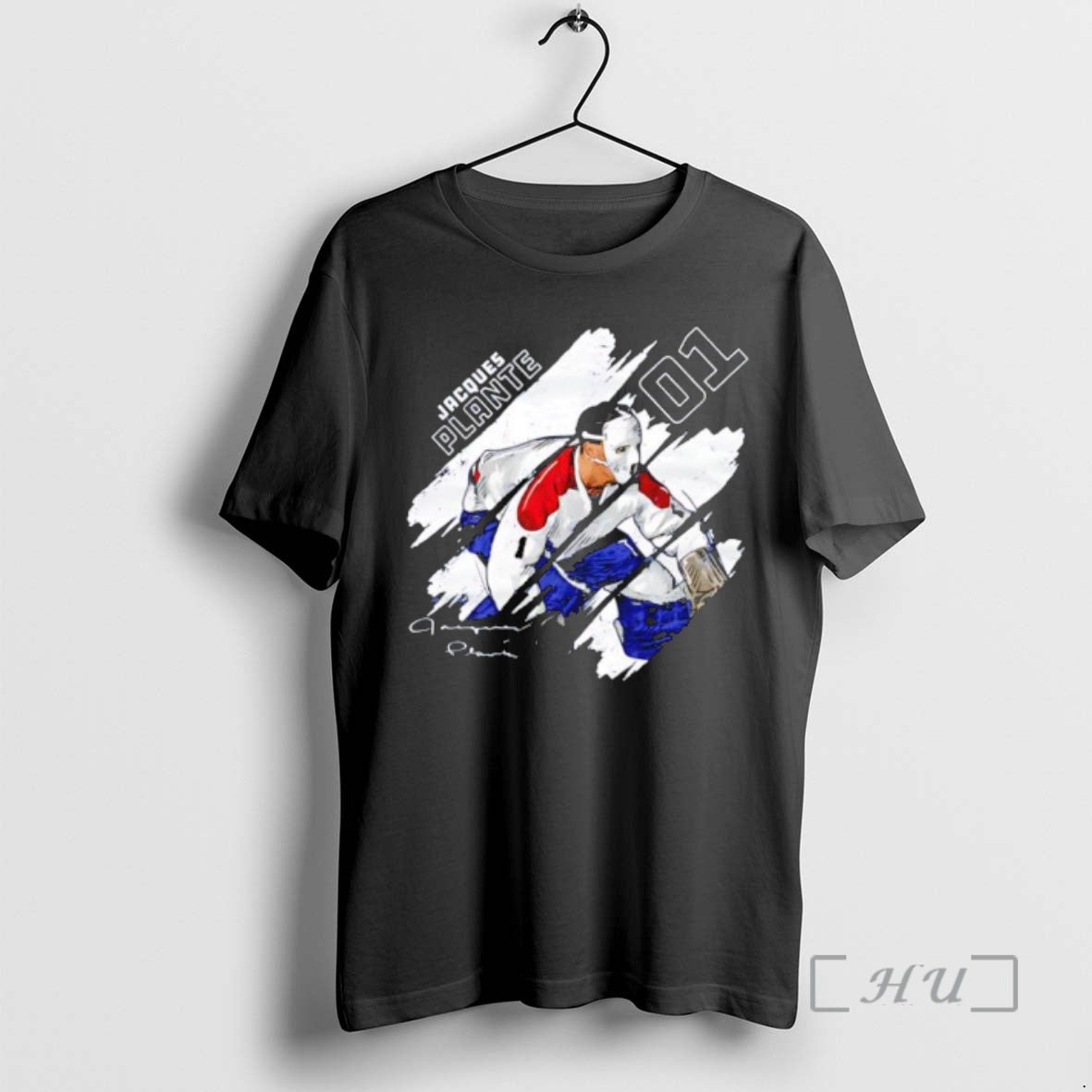 Officials Jacques Plante Stripes Hockey Player T-Shirts, Hoodie, Sweatshirt | PrintMintTees.com