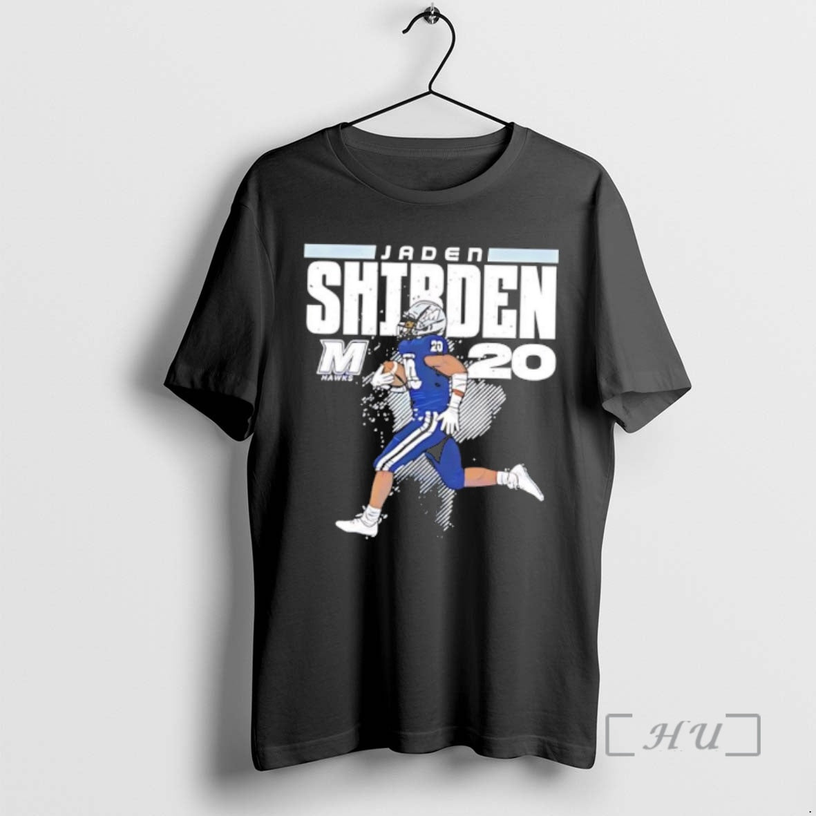 Officials Jaden Shirden Monmouth Football Ncaa Caricature T-Shirts, Hoodie, Sweatshirt | PrintMintTees.com