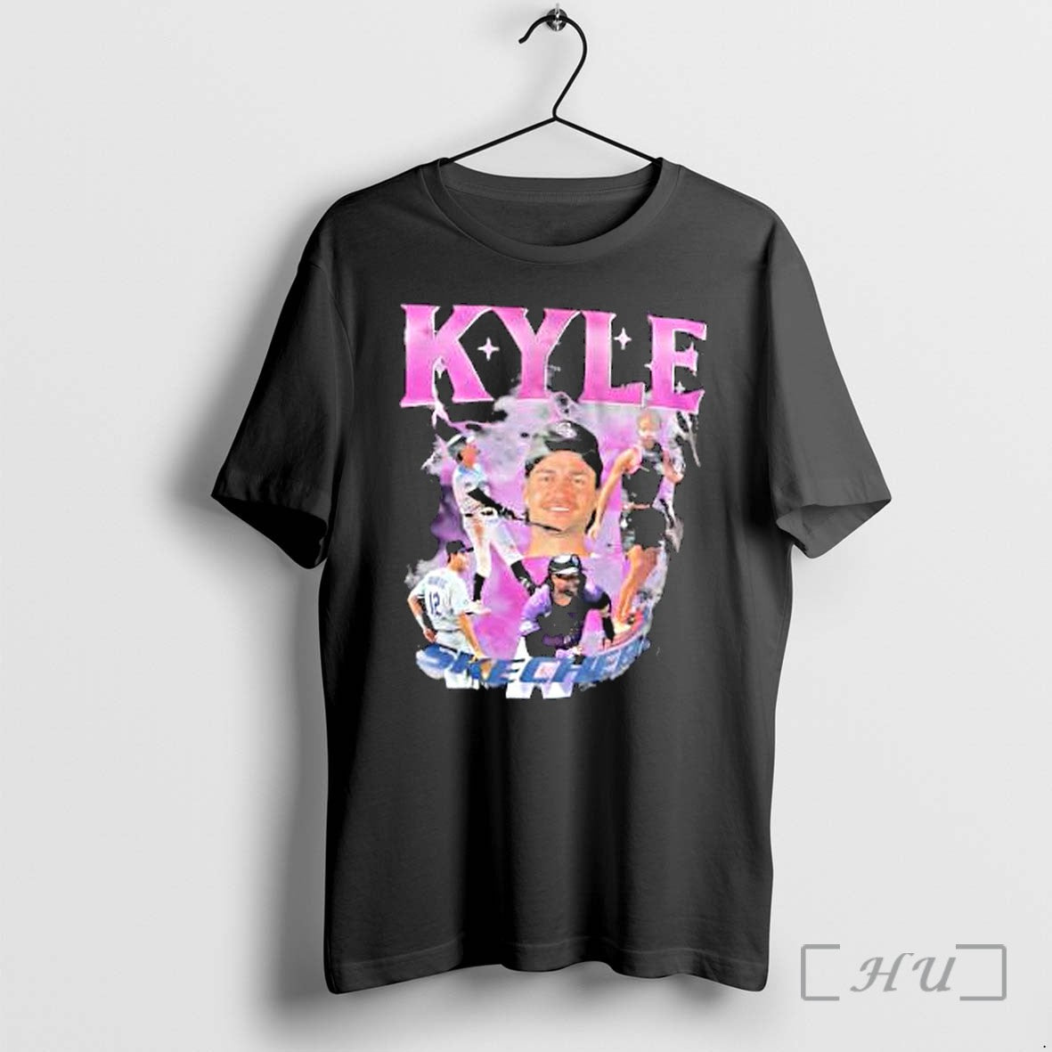 Officials Jake Wearing Kyle Skechers Graphic