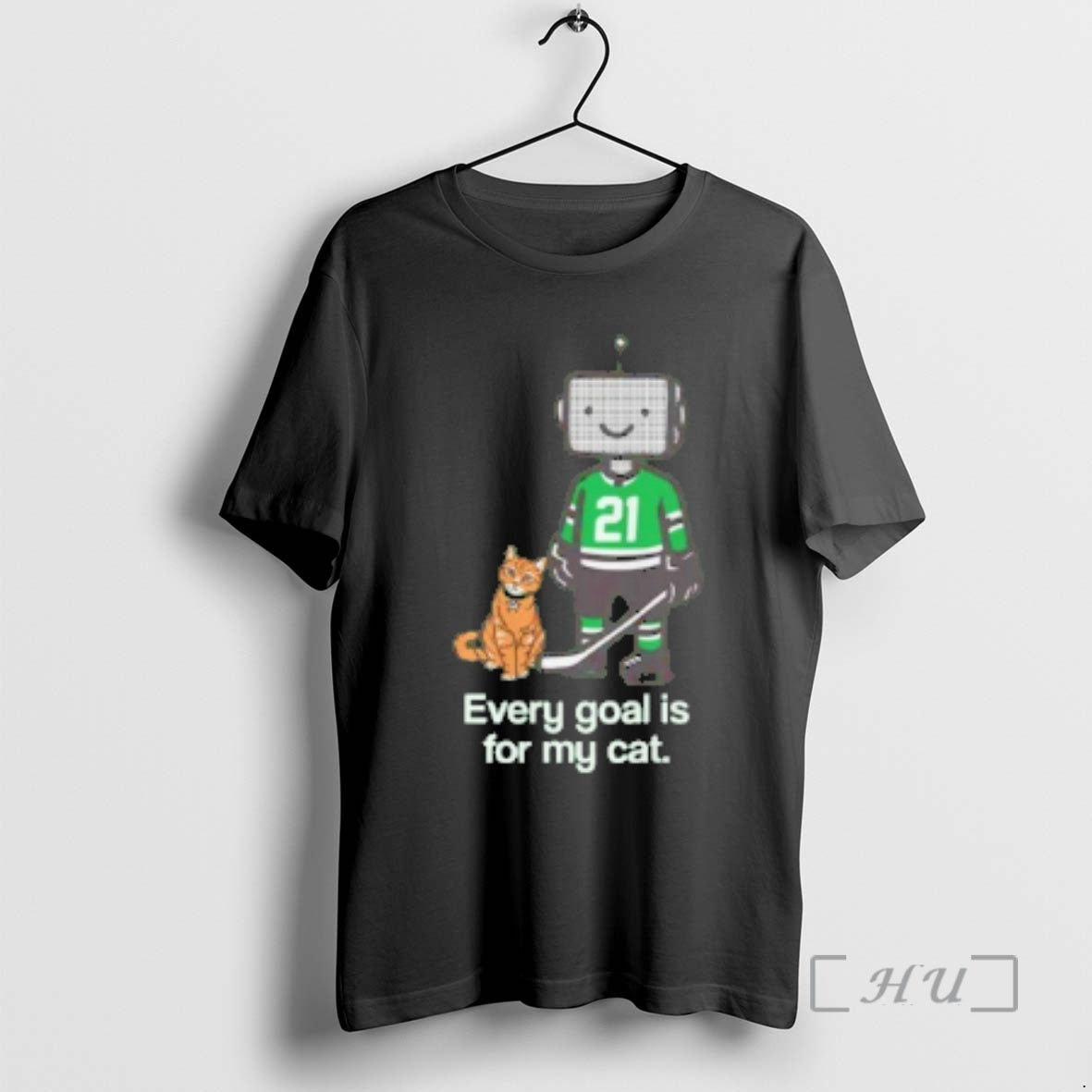 Officials Jason Robertson Goals Are For His Cat Dallas T-Shirts, Hoodie, Sweatshirt | PrintMintTees.com