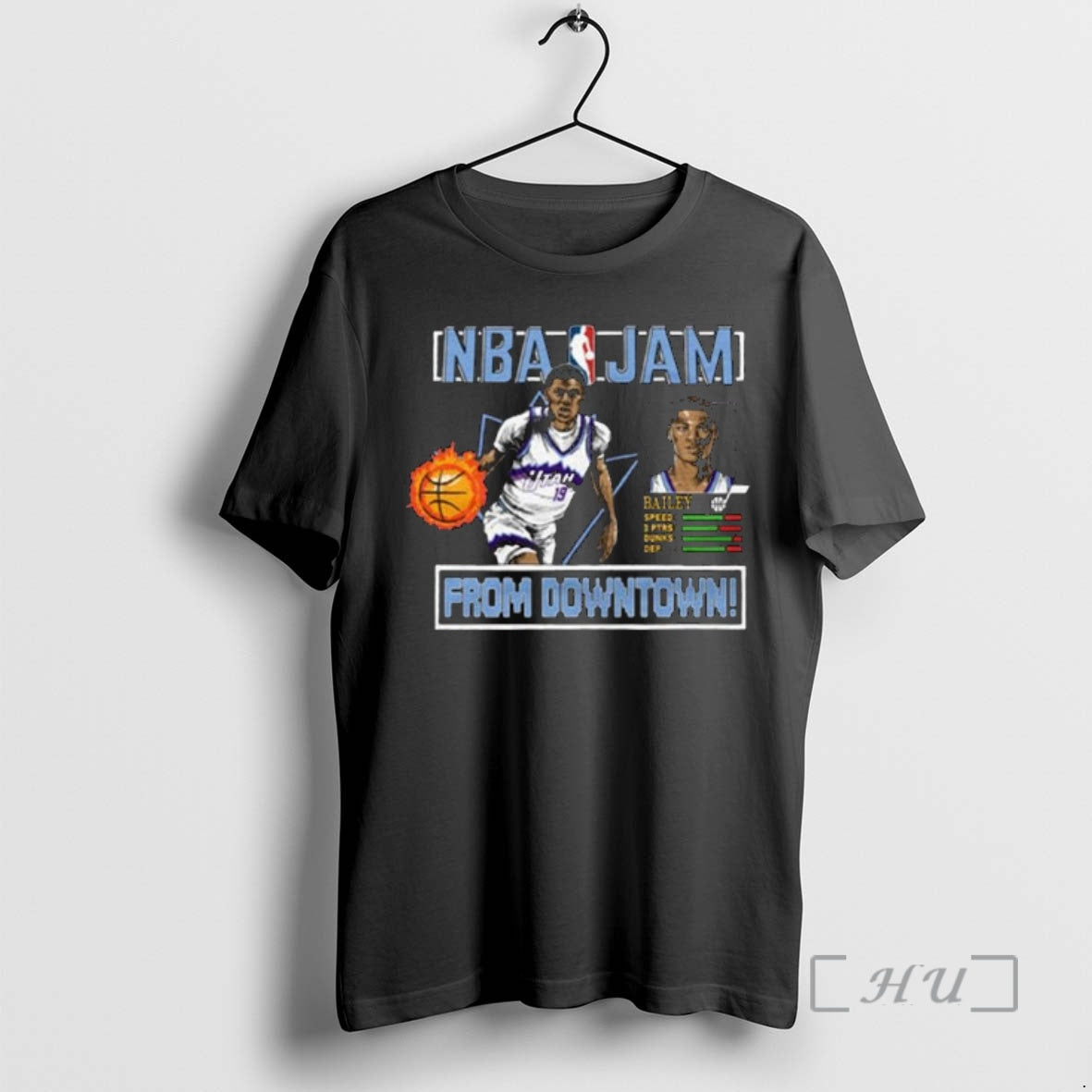 Officials Jazz Ace Bailey Nba Jam From Downtown T-Shirts, Hoodie, Sweatshirt | PrintMintTees.com
