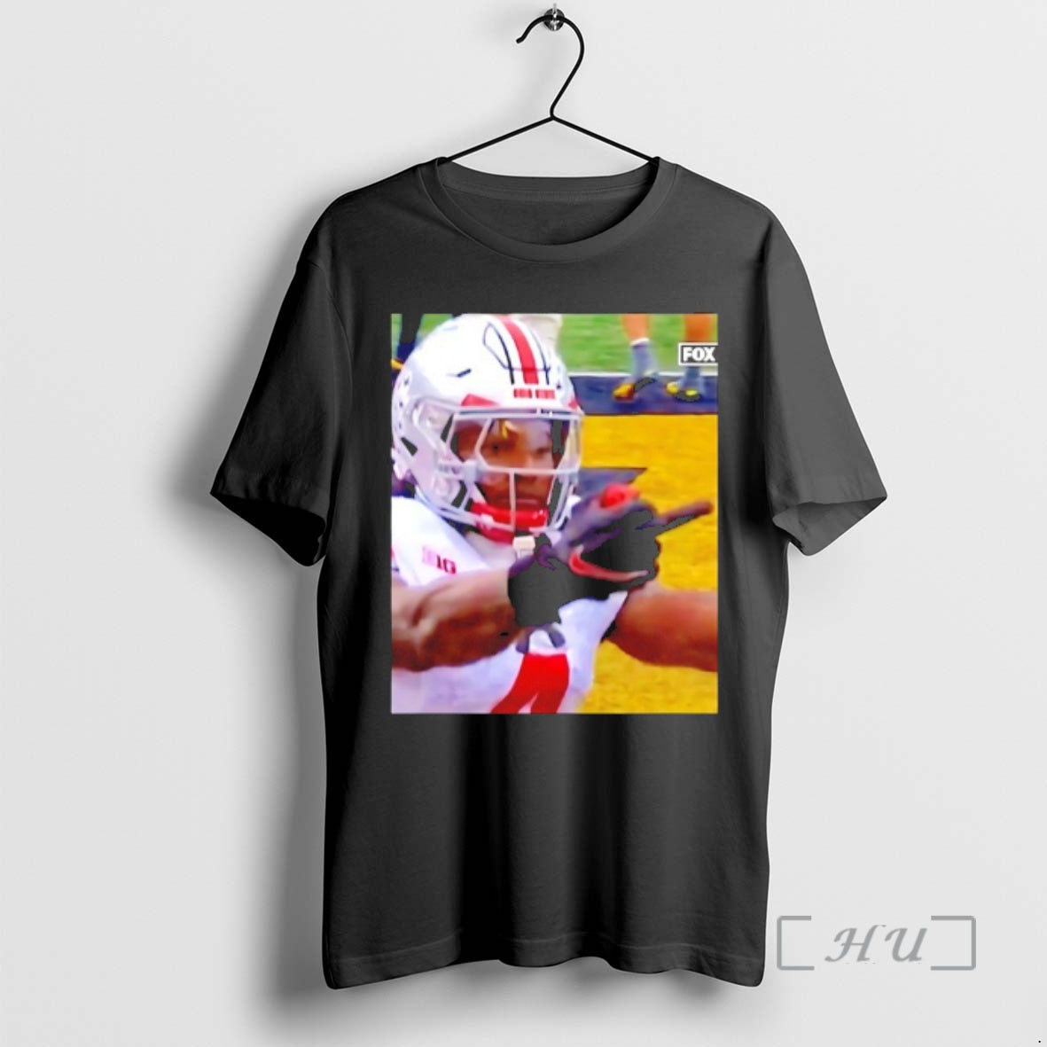 Officials Jeremiah Smith Middle Finger Fan Michigan Fan T-Shirts, Hoodie, Sweatshirt | PrintMintTees.com