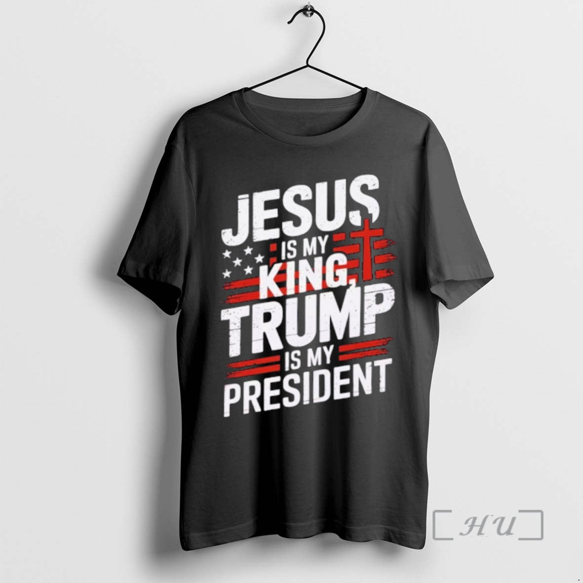 Officials Jesus Is My King Trump Is My President T-Shirts, Hoodie, Sweatshirt | PrintMintTees.com