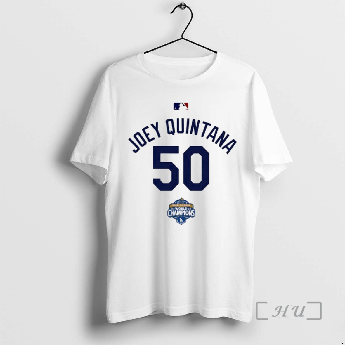 Officials Joey Quintana 50 Back To Back Champs World Champions T-Shirts, Hoodie, Sweatshirt | PrintMintTees.com