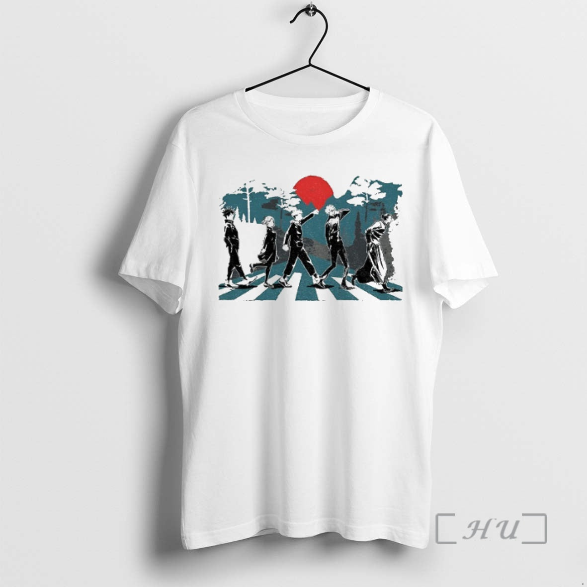 Officials Jujutsu Kaisen Abbey Road Jjk Anime Gojo Friends T-Shirts, Hoodie, Sweatshirt | PrintMintTees.com