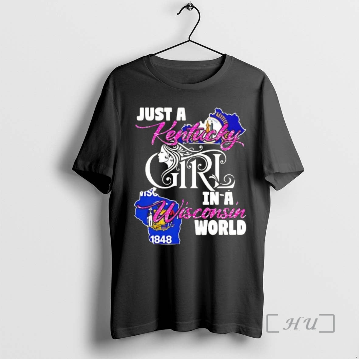Officials Just A Kentucky Girl In A Wisconsin World T-Shirts, Hoodie, Sweatshirt | PrintMintTees.com
