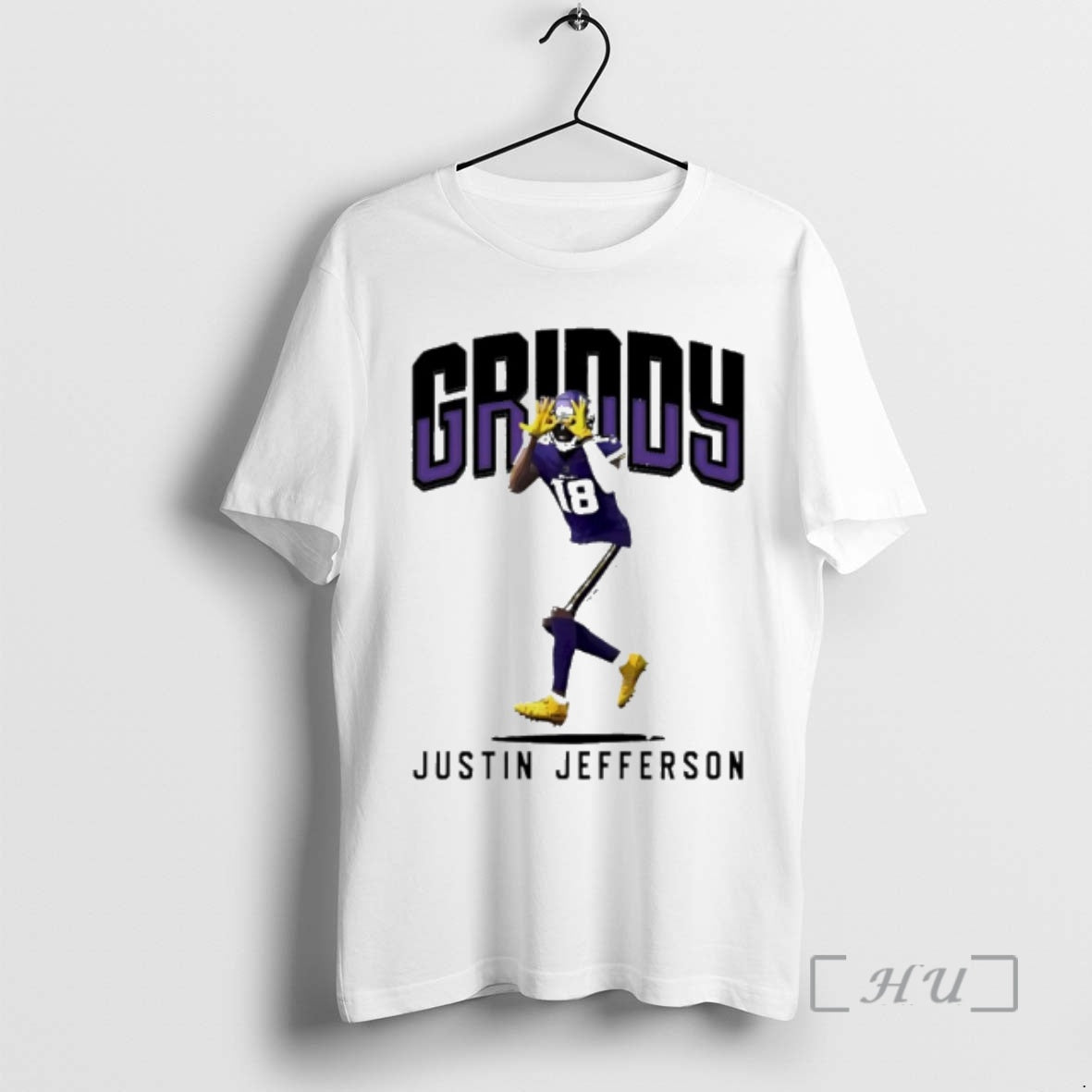 Officials Justin Jefferson Griddy Signature Graphic T-Shirts, Hoodie, Sweatshirt | PrintMintTees.com
