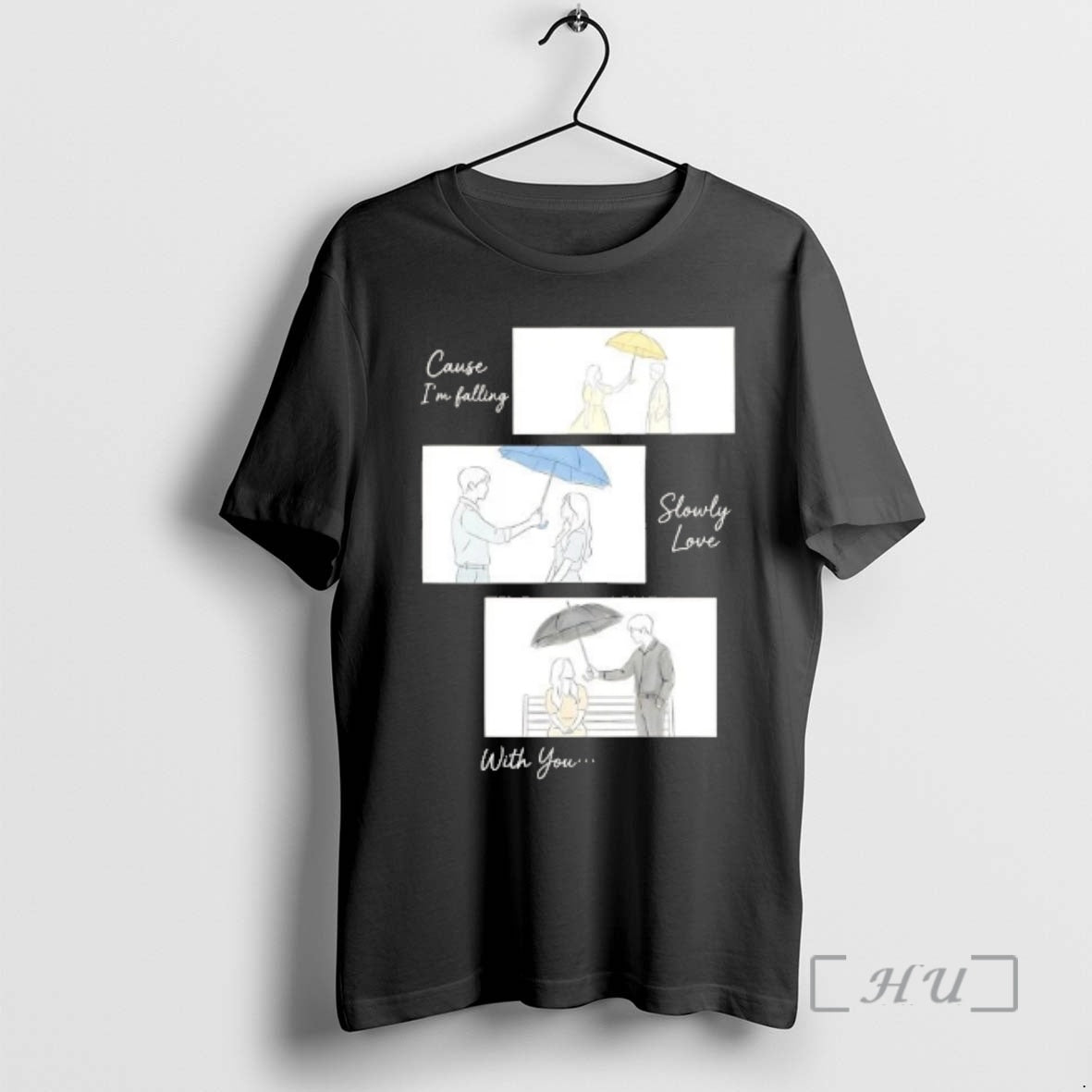 Officials K Drama Film Frames Cause Im Falling Slowly Love With You Premium T Shirts Hoodie, Sweatshirt | PrintMintTees.com