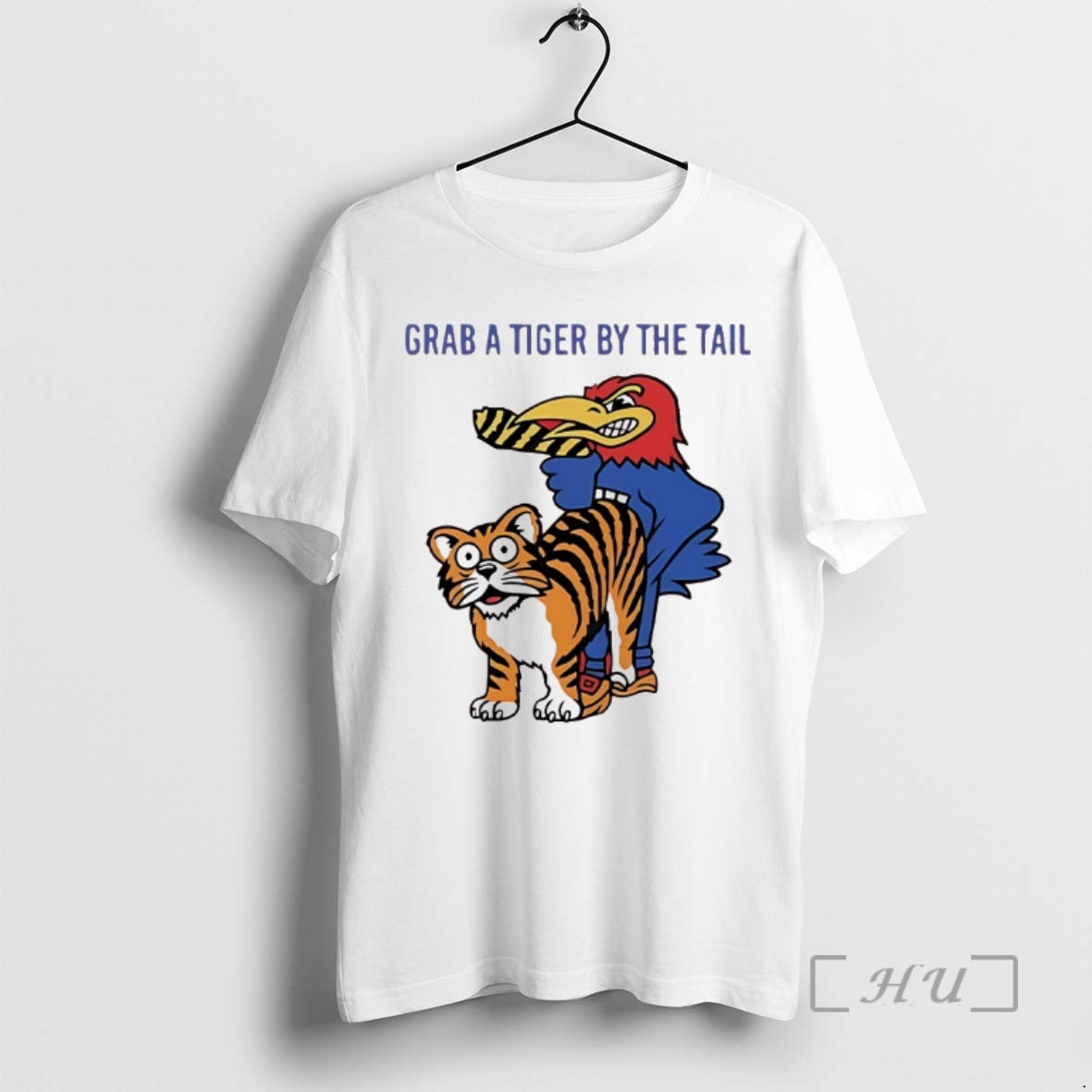 Officials Kansas Jayhawks Vs Missouri Tigers Grab A Tiger By The Tail Premium T Shirts Hoodie, Sweatshirt | PrintMintTees.com