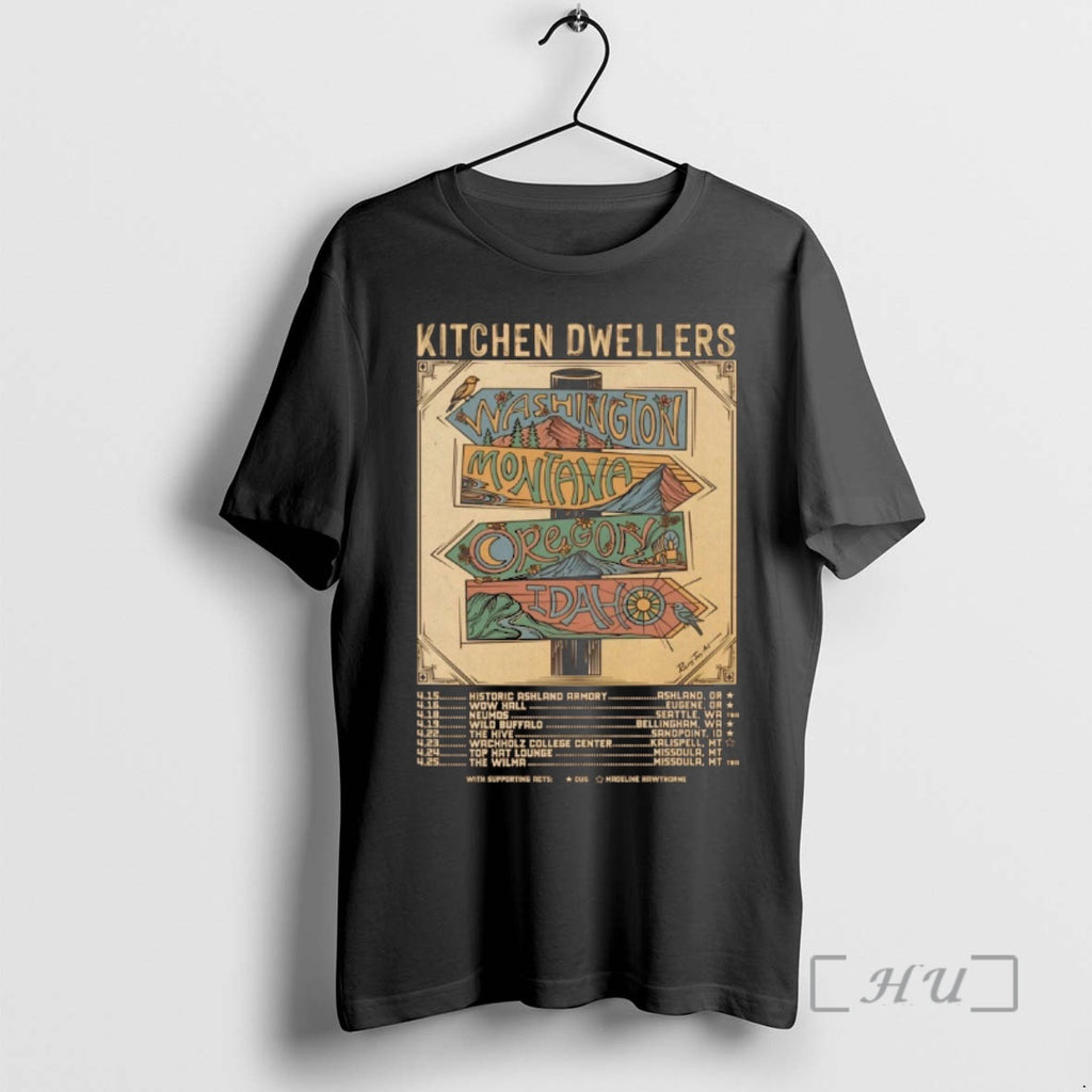 Officials Kitchen Dwellers Spring Tour 2026 T-Shirts, Hoodie, Sweatshirt | PrintMintTees.com