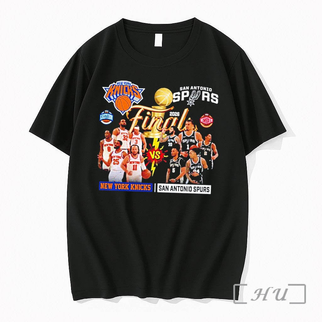 Officials Knicks Vs Spurs 2026 Nba Finals Tee