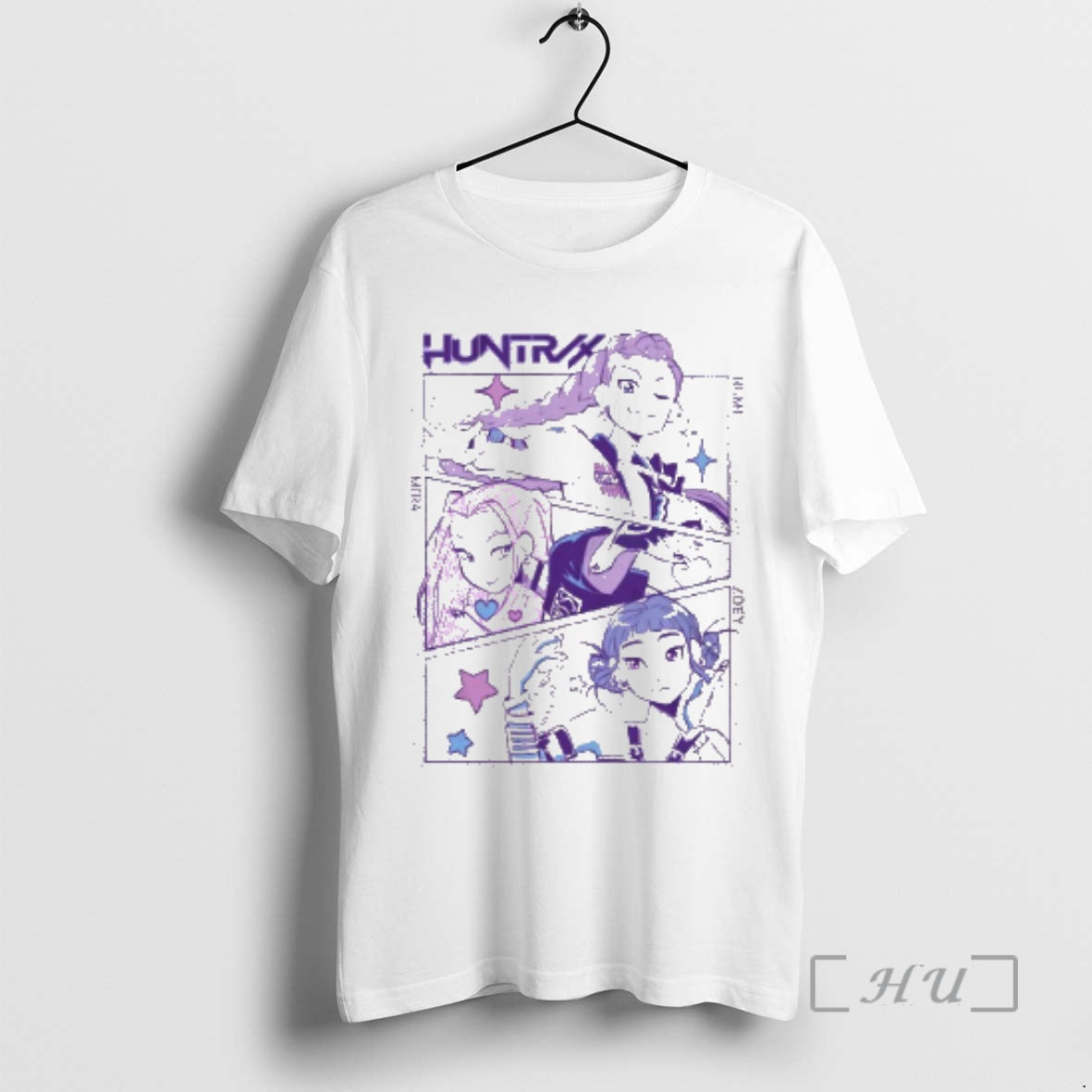 Officials Kpop Demon Hunters Panel Art Huntrx T-Shirts, Hoodie, Sweatshirt | PrintMintTees.com
