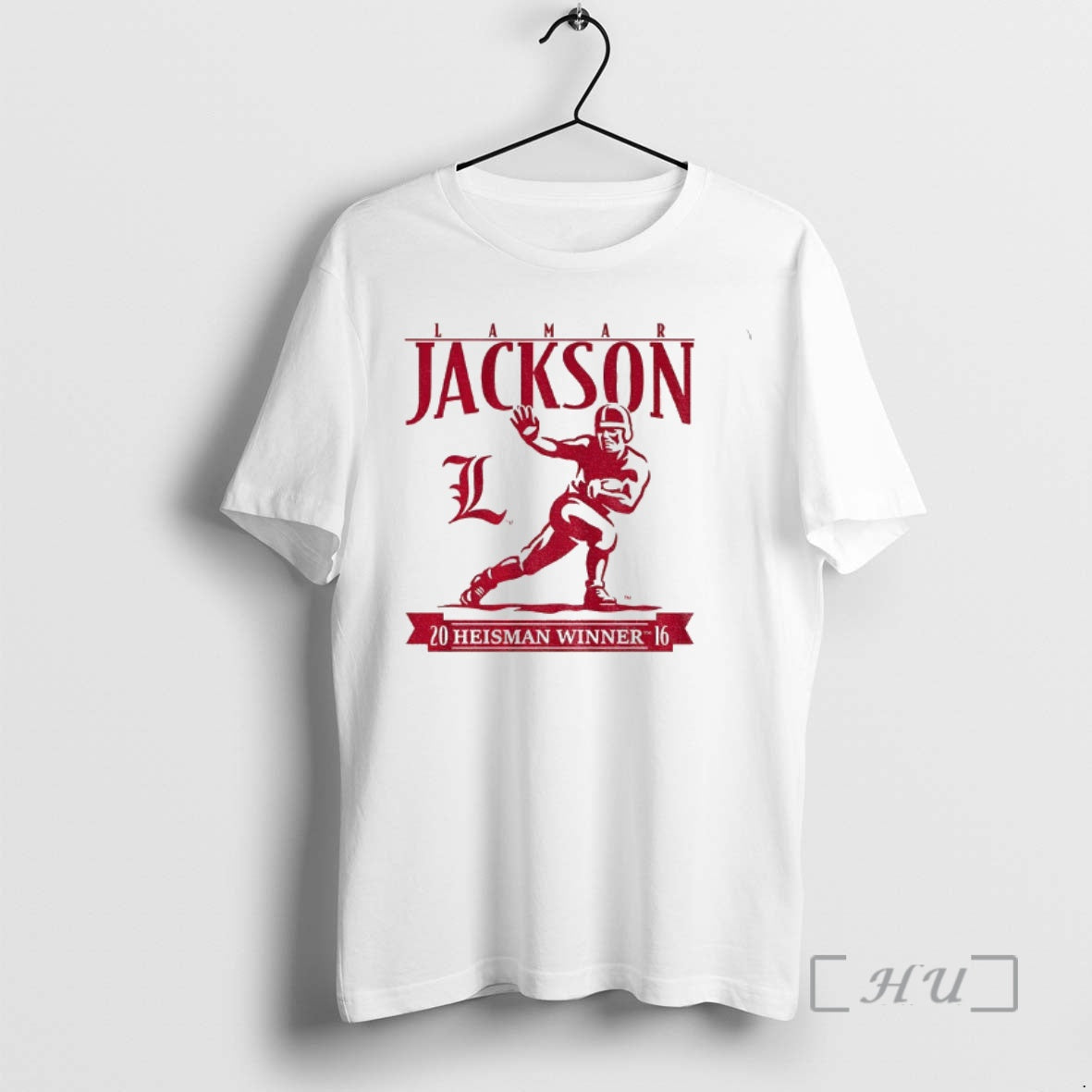 Officials Lamar Jackson Heisman Winner Trophy Louisville Cardinals Football T-Shirts, Hoodie, Sweatshirt | PrintMintTees.com