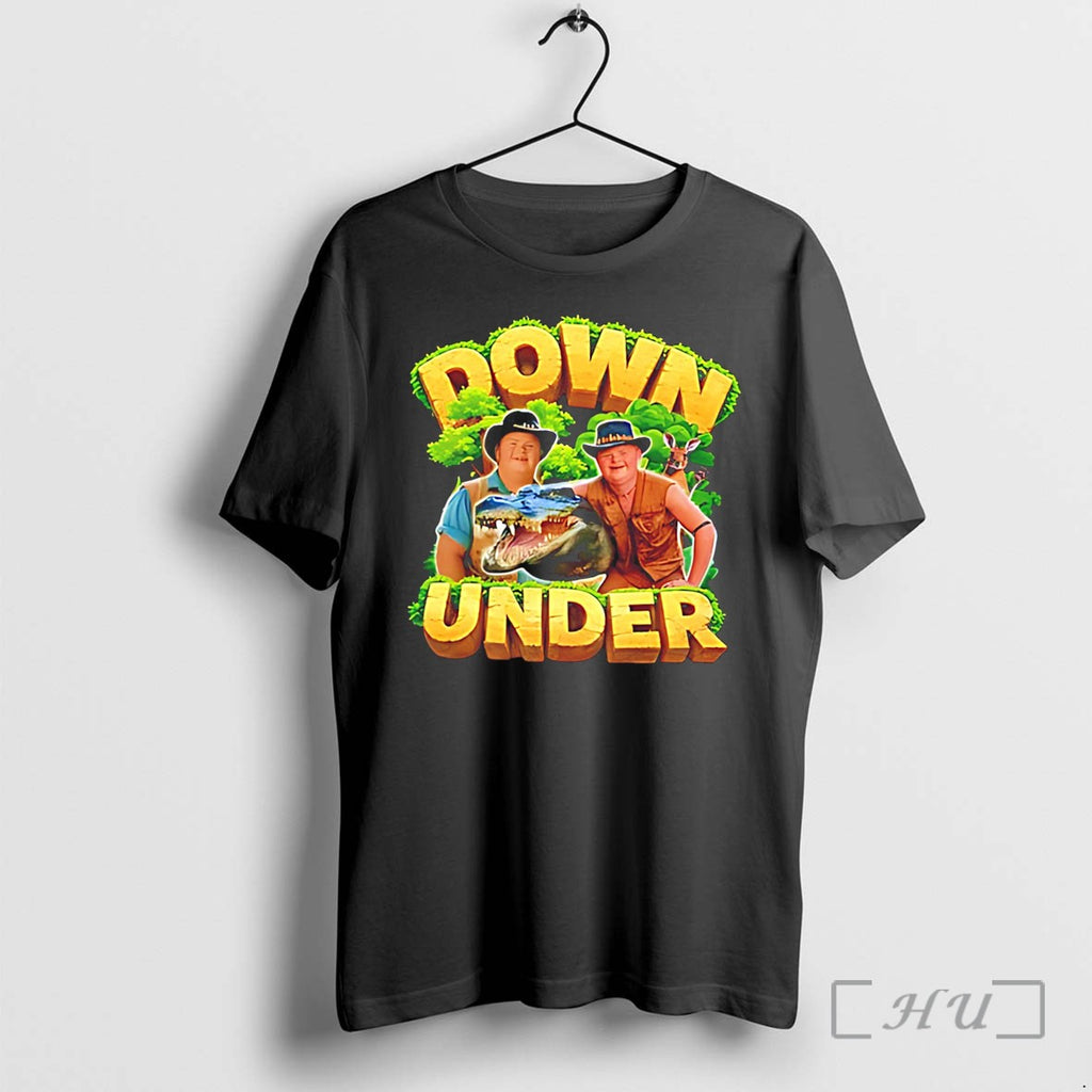 Officials Land Down Under Crocodile Hunter Graphic Tee