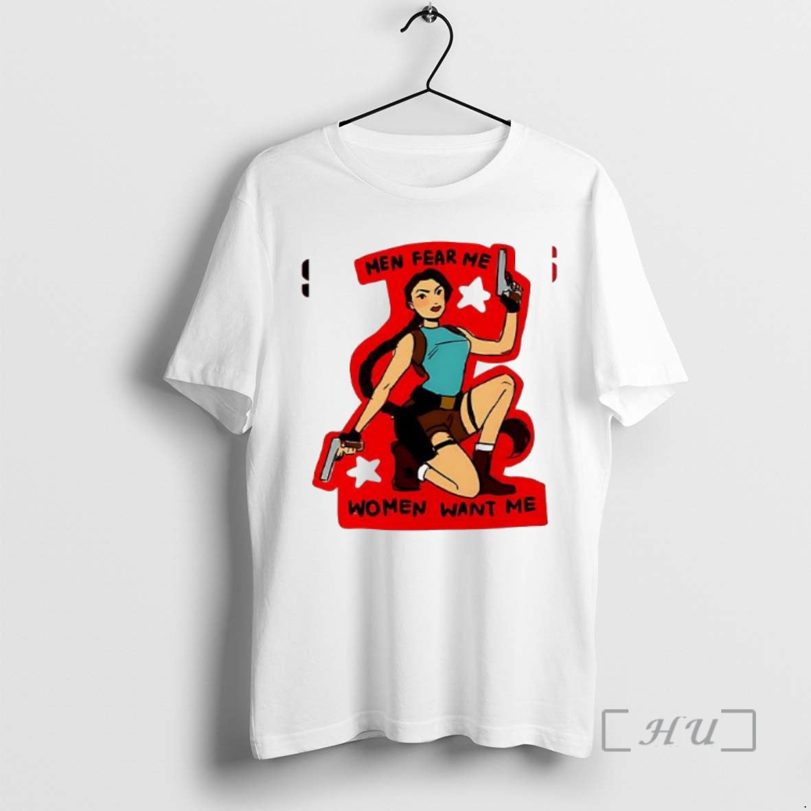 Officials Lara Croft Tomb Raider Men Fear Me Women Want Me Woman Premium T Shirts Hoodie, Sweatshirt | PrintMintTees.com