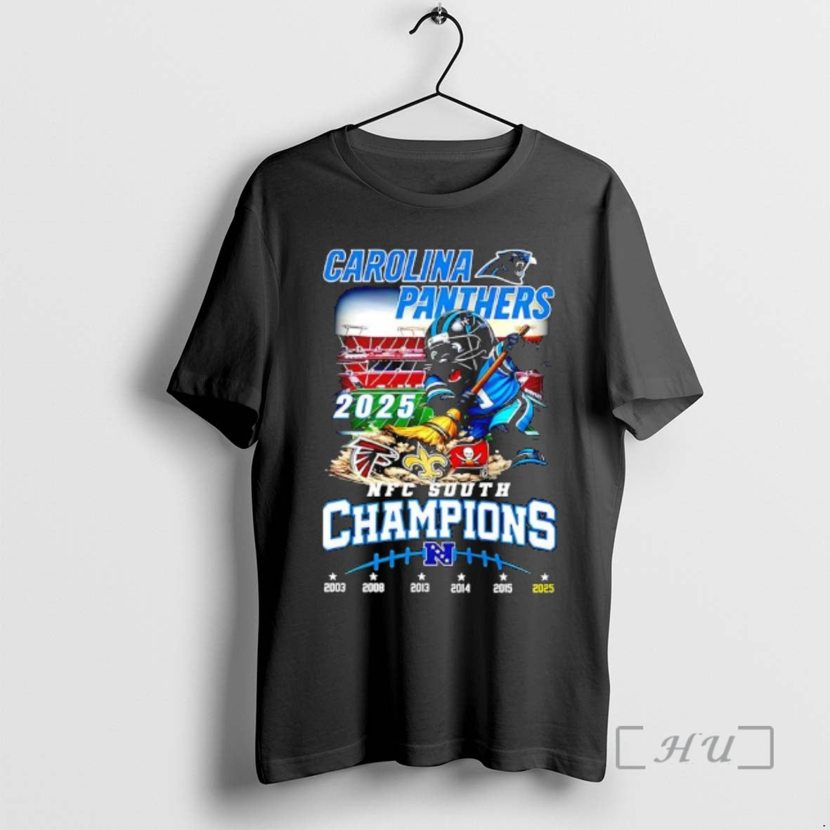 Officials Lets Go Carolina Panthers 2025 Nfc South Champions Division T-Shirts, Hoodie, Sweatshirt | PrintMintTees.com