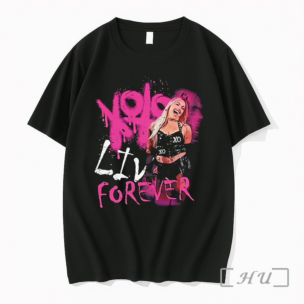 Officials Liv Morgan Xoxo Liv Forever Spray Paint Tee