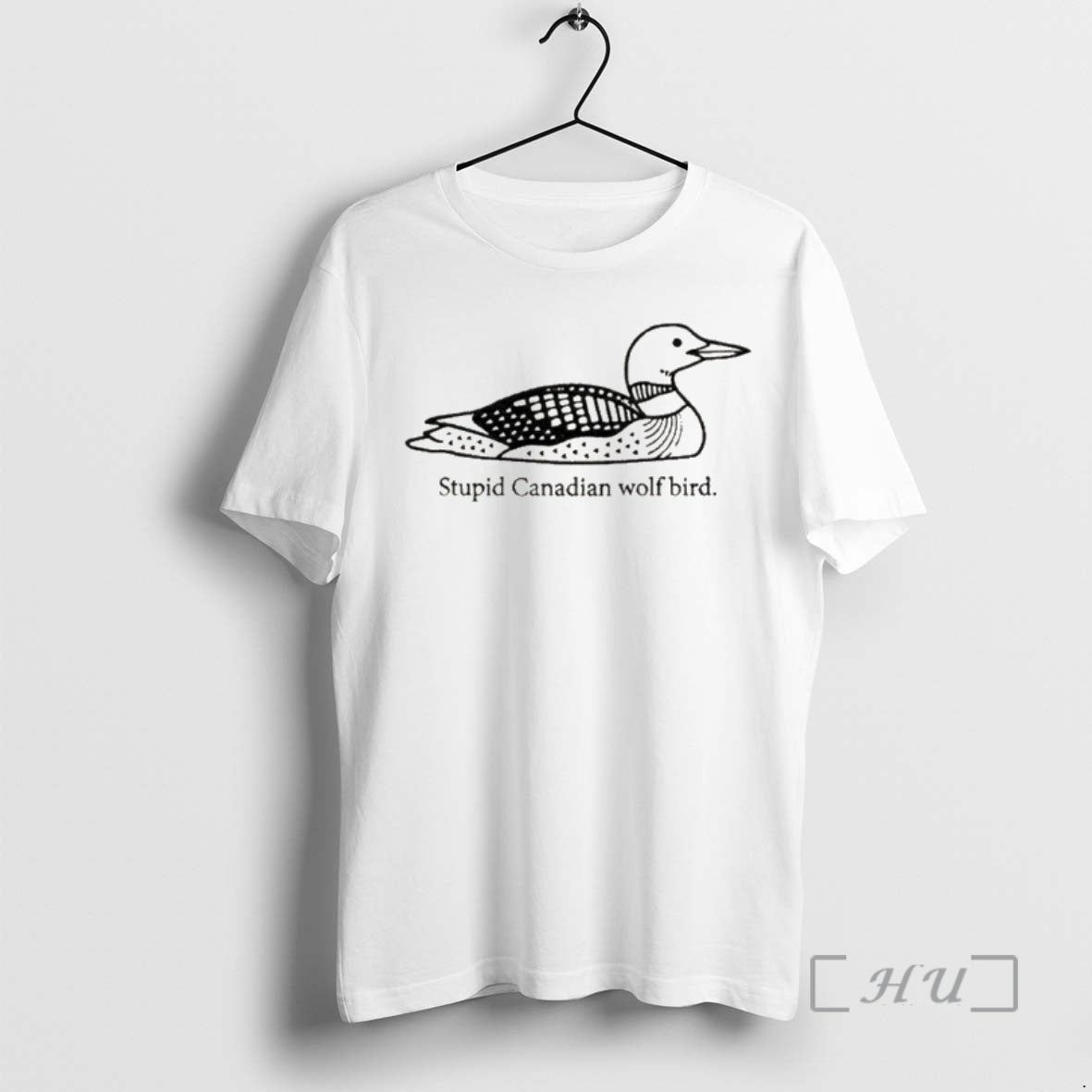 Officials Loon Bird Stupid Canadian Wolf Bird Hockey Romance T-Shirts, Hoodie, Sweatshirt | PrintMintTees.com