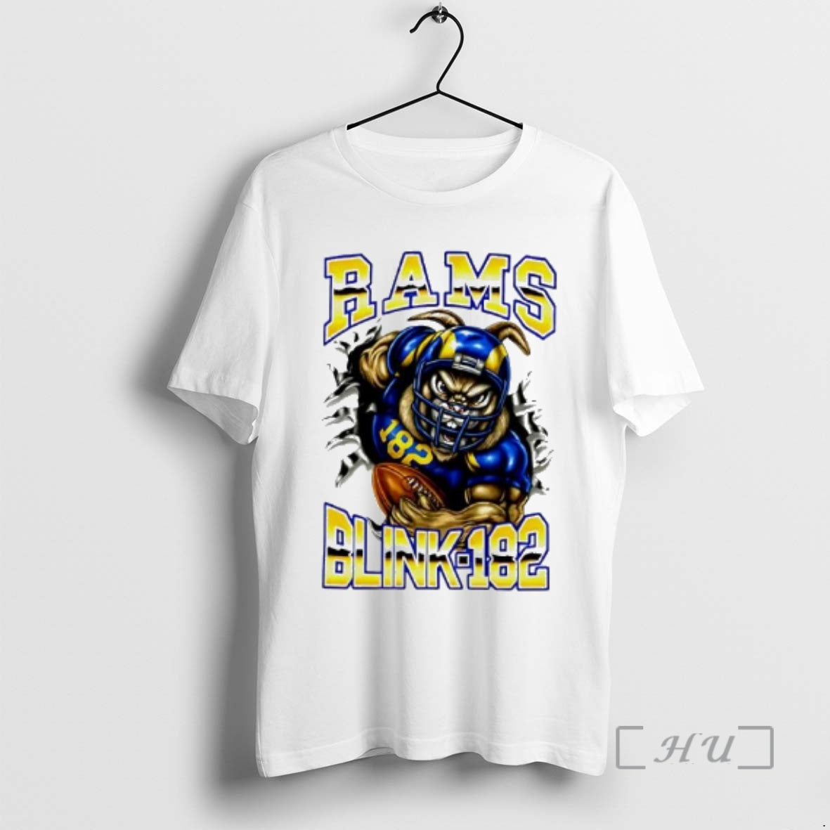 Officials Los Angeles Football X Blink 182 Bunny Rams T-Shirts, Hoodie, Sweatshirt | PrintMintTees.com