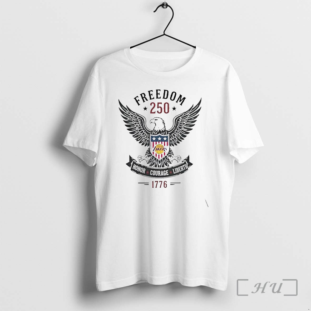 Officials Los Angeles Lakers Celebrating Freedom 250 Honor Tee