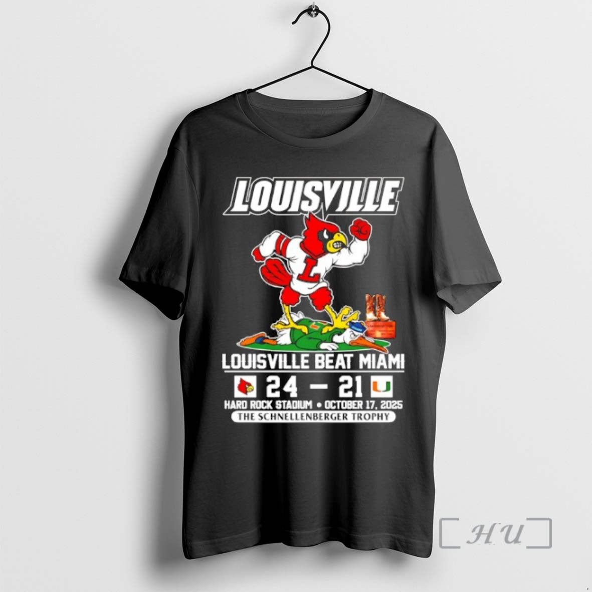 Officials Louisville Cardinals Beat Miami 2025 Governors Cup Champions 24 21 Score Premium T Shirts Hoodie, Sweatshirt