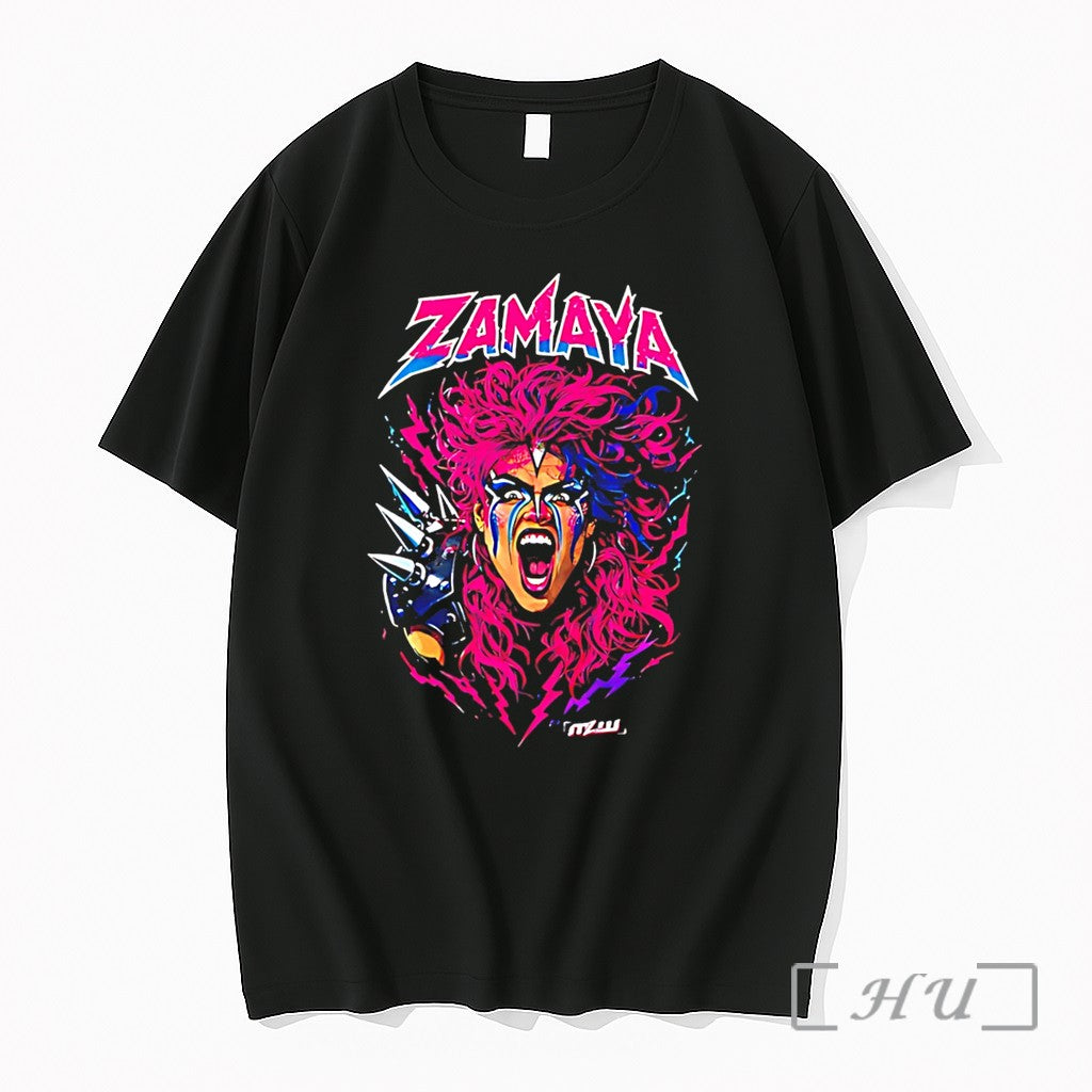 Officials Mlw Zamaya Roaring Illustration Tee