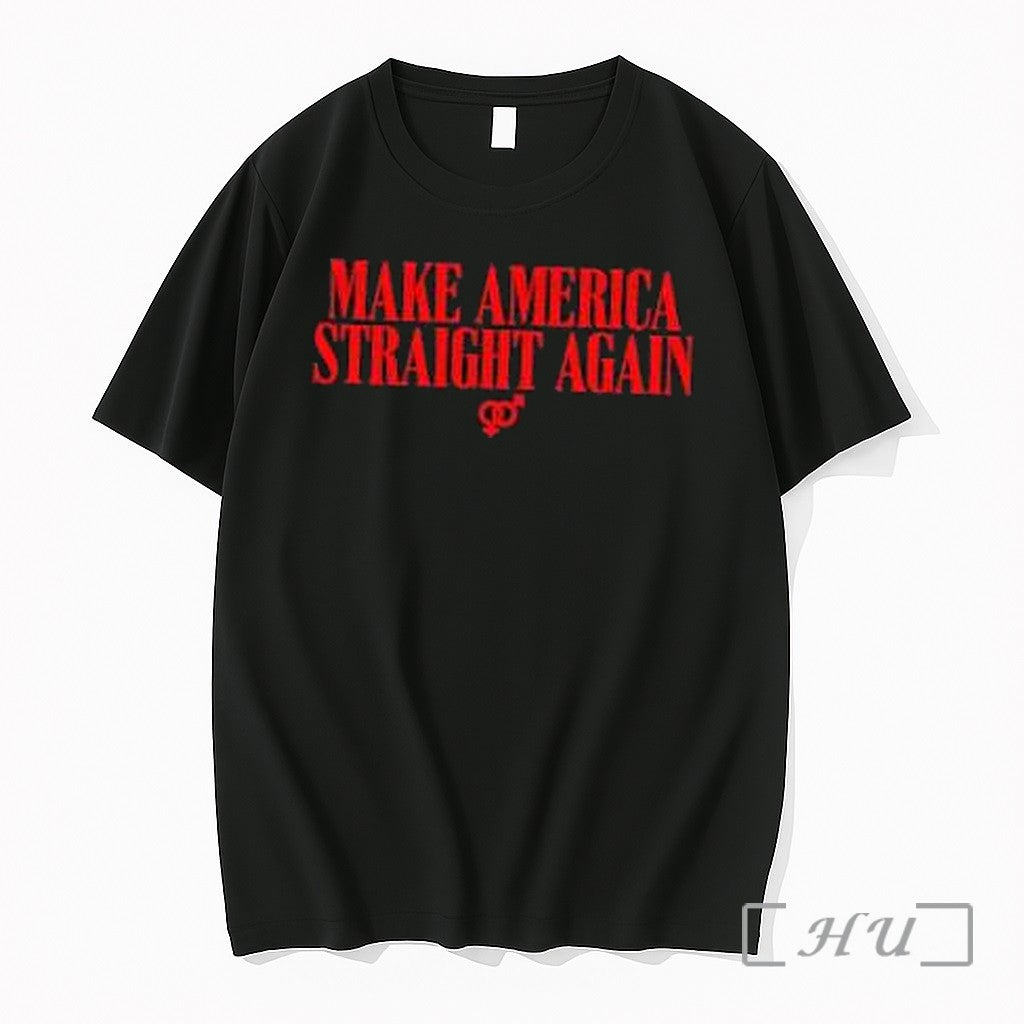 Officials Make America Straight Again Male And Female Gender Symbol Political Premium T Shirts Sweater
