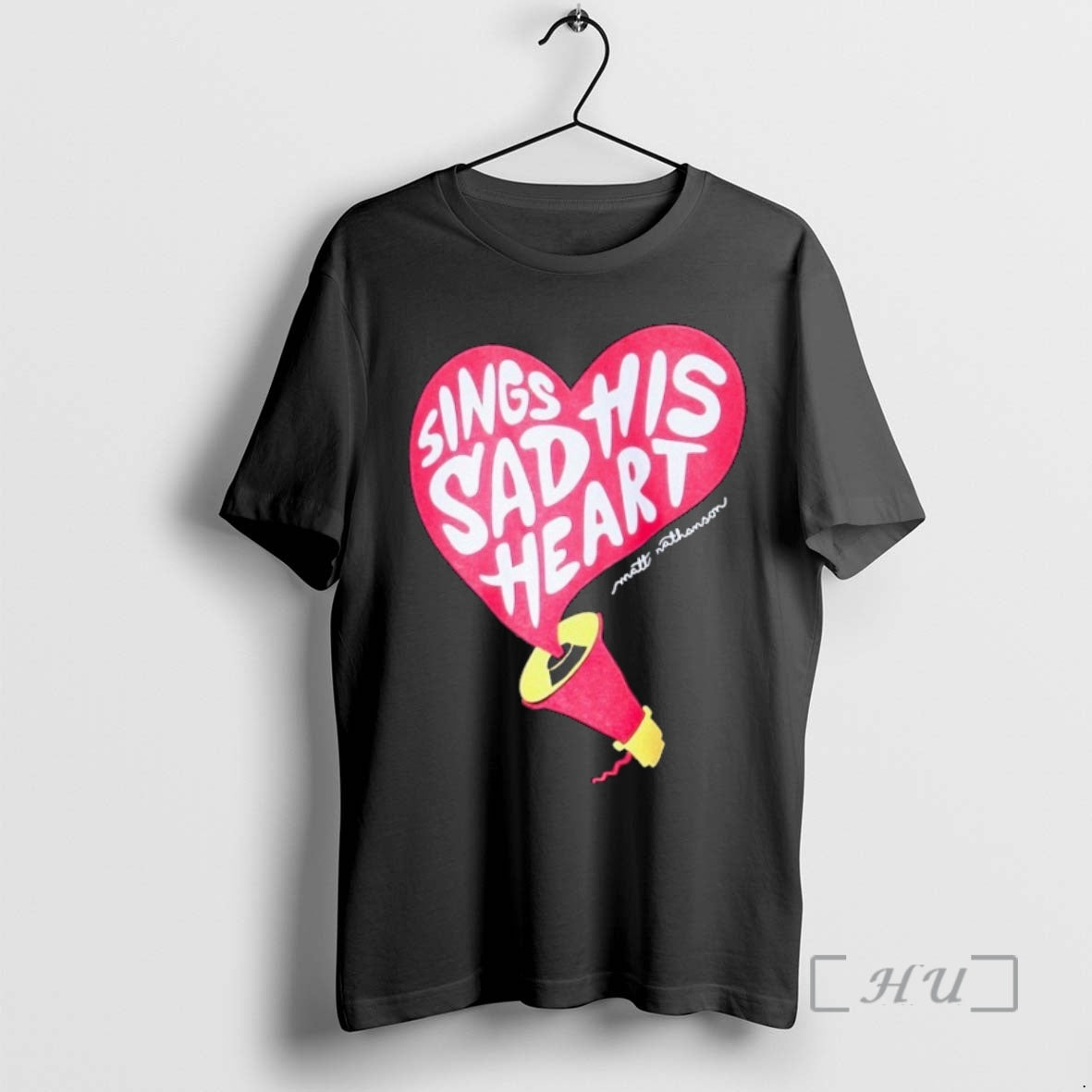 Officials Matt Nathanson Sings His Sad Heart Megaphone T-Shirts, Hoodie, Sweatshirt | PrintMintTees.com