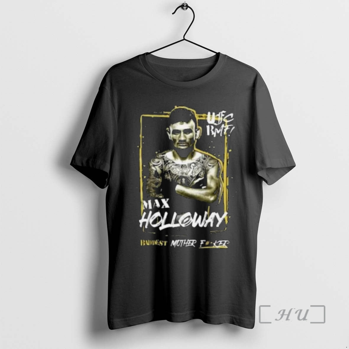 Officials Max Holloway Ufc 300 Bmf Championship Circle Black T-Shirts, Hoodie, Sweatshirt | PrintMintTees.com