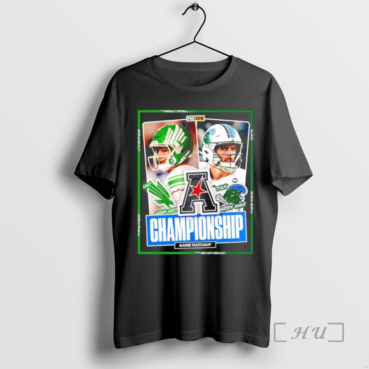 Officials Mean Green Vs Green Wave 2025 American Conference Champions T-Shirts, Hoodie, Sweatshirt | PrintMintTees.com