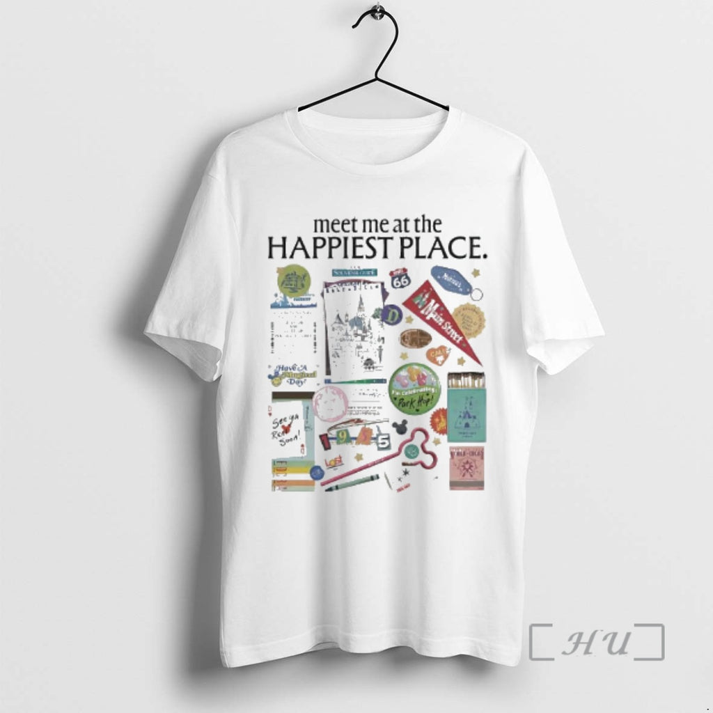 Officials Meet Me At The Happiest Place Graphic T-Shirts, Hoodie, Sweatshirt | PrintMintTees.com