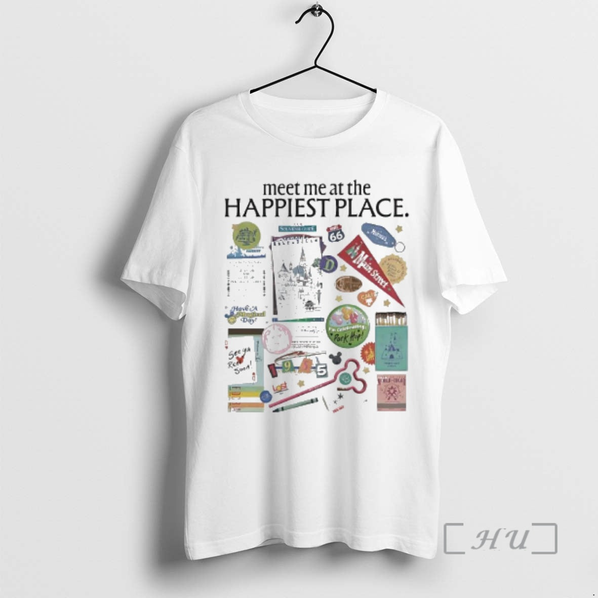Officials Meet Me At The Happiest Place Graphic T-Shirts, Hoodie, Sweatshirt | PrintMintTees.com