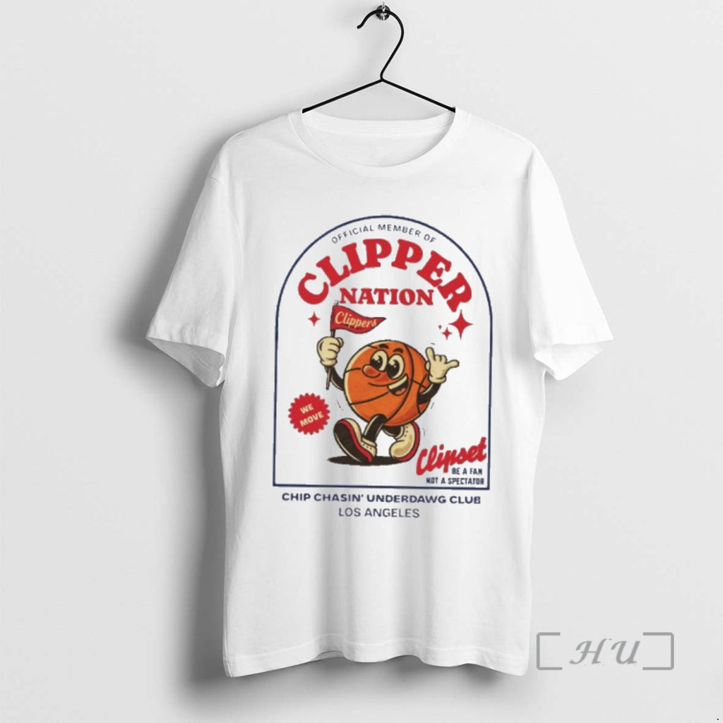 Officials Member Of Clipper Nation Chip Chasin Underdawg Club Los Angeles Premium T Shirts Sweater Hoodie, Sweatshirt