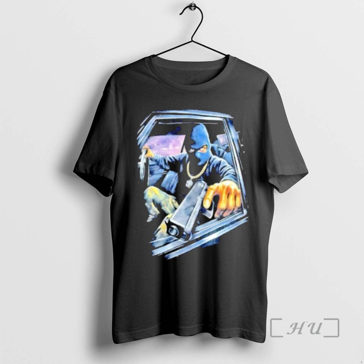 Officials Mens Mask Balaclava Pistol With Car T-Shirts, Hoodie, Sweatshirt | PrintMintTees.com