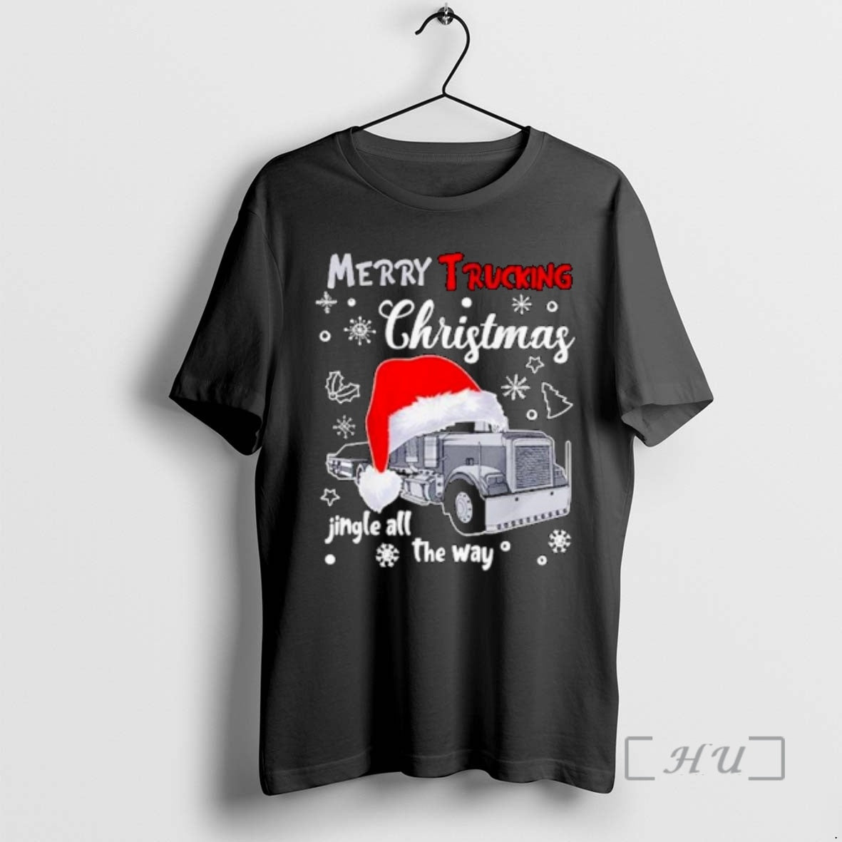 Officials Merry Trucking Christmas Jingle All The Way Ornaments T-Shirts, Hoodie, Sweatshirt | PrintMintTees.com